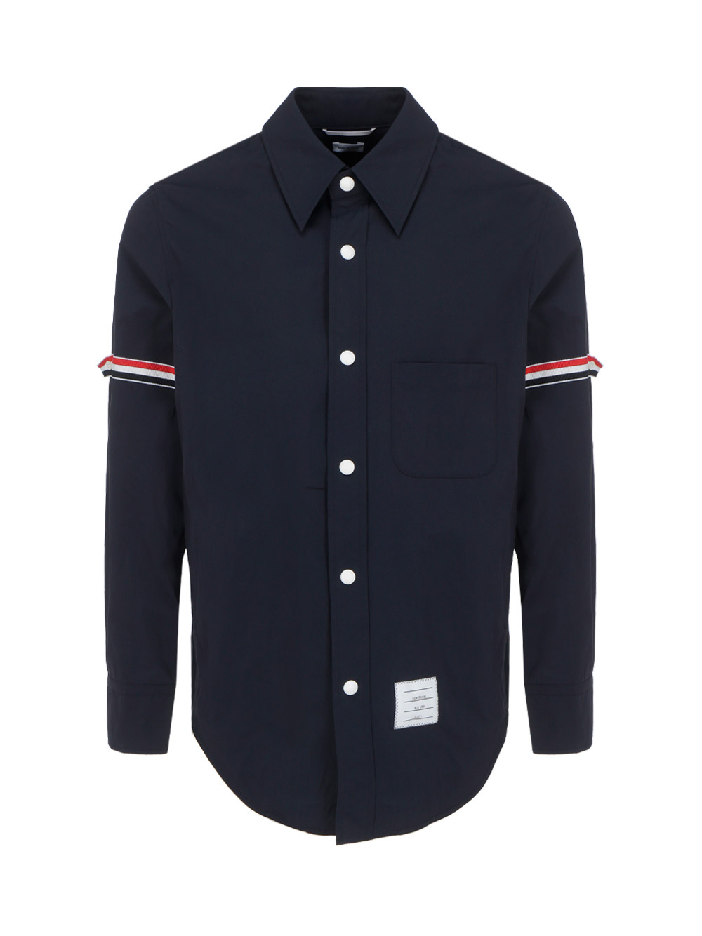 Shop Thom Browne Shirt In Navy