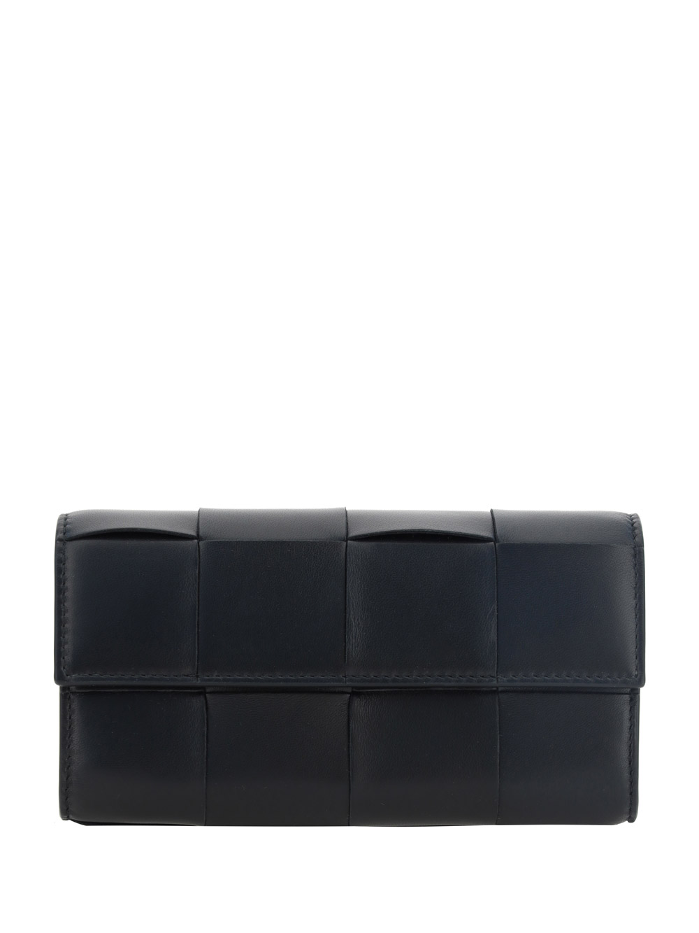 Shop Bottega Veneta Wallet In Black/gold