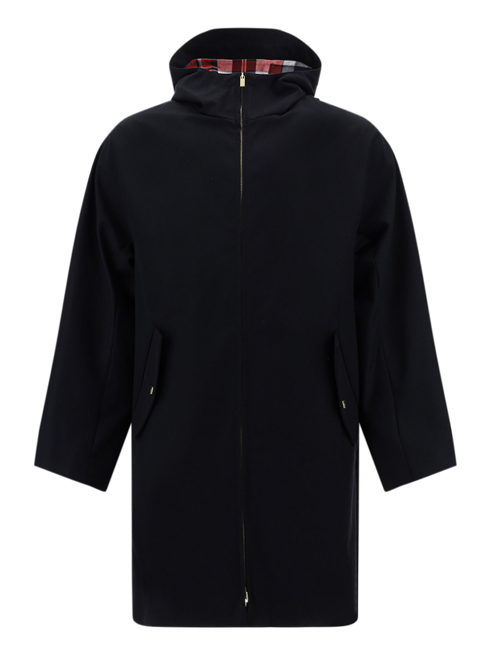 Thom Browne T-dart Gabardine Parka In Navy