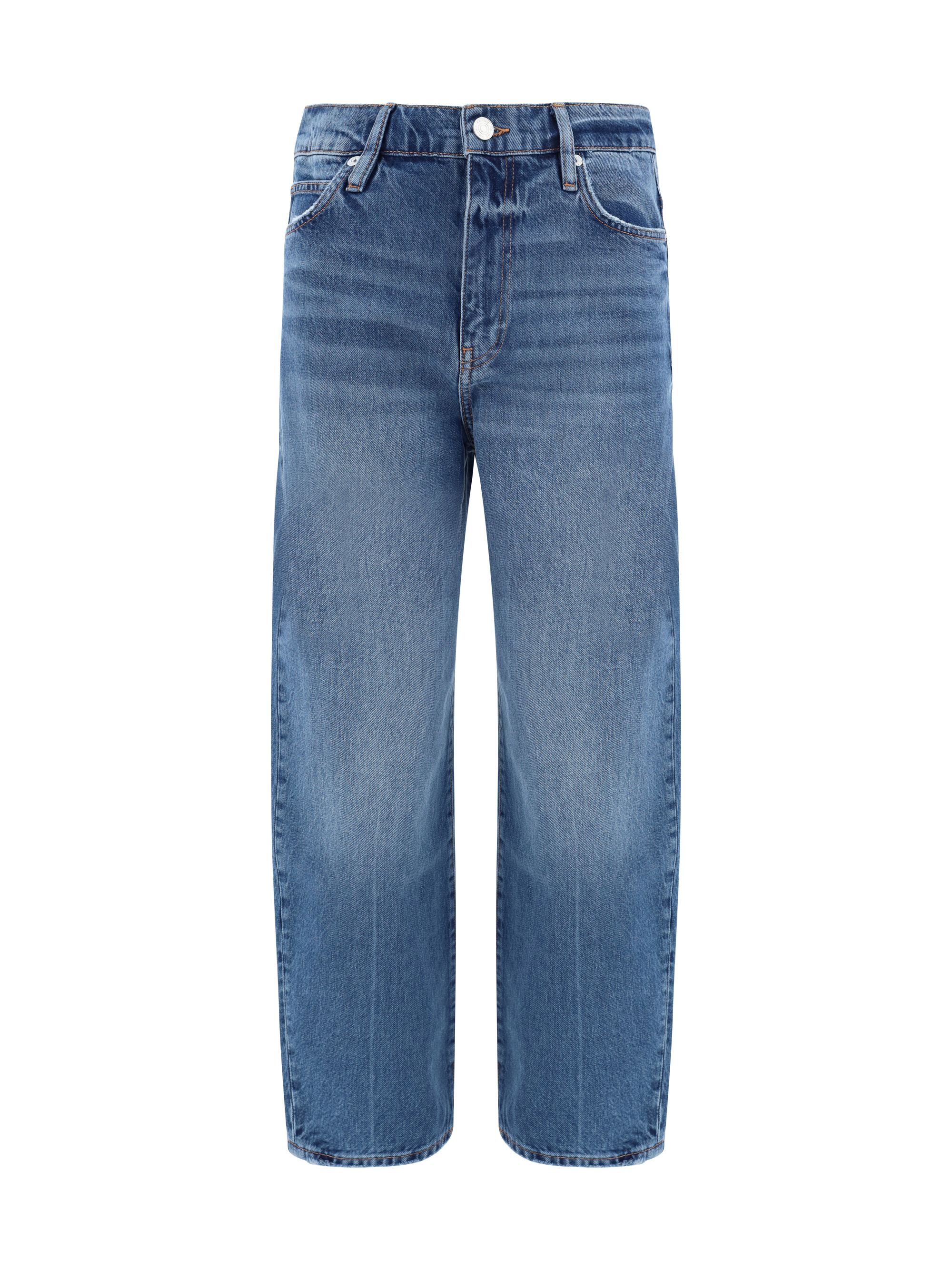 Shop Frame Barrel Jeans In Del Amo Grind