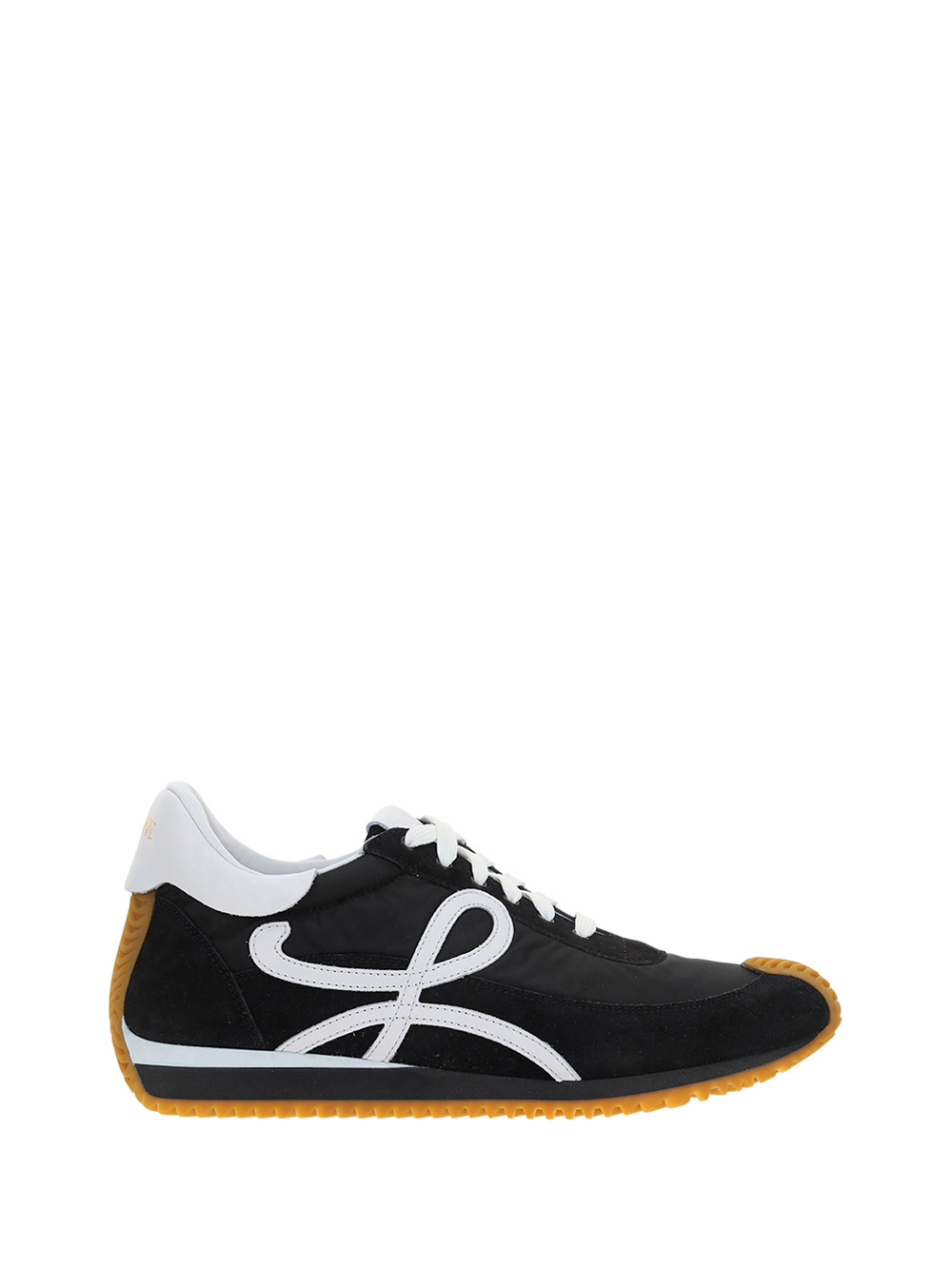 Shop Loewe Flow Runner Sneakers In Black/white