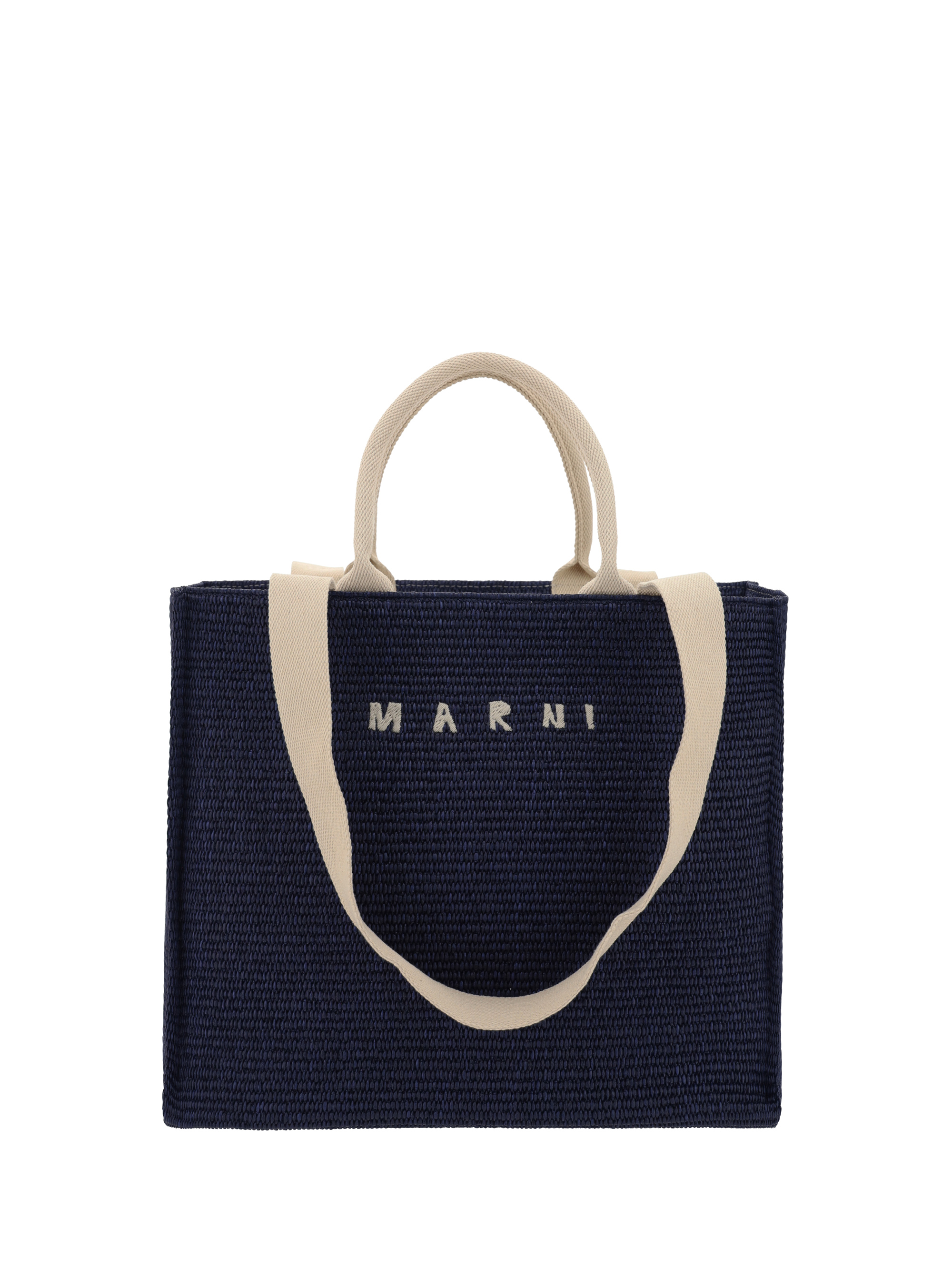 Shop Marni Tote Handbag In Ultramarine