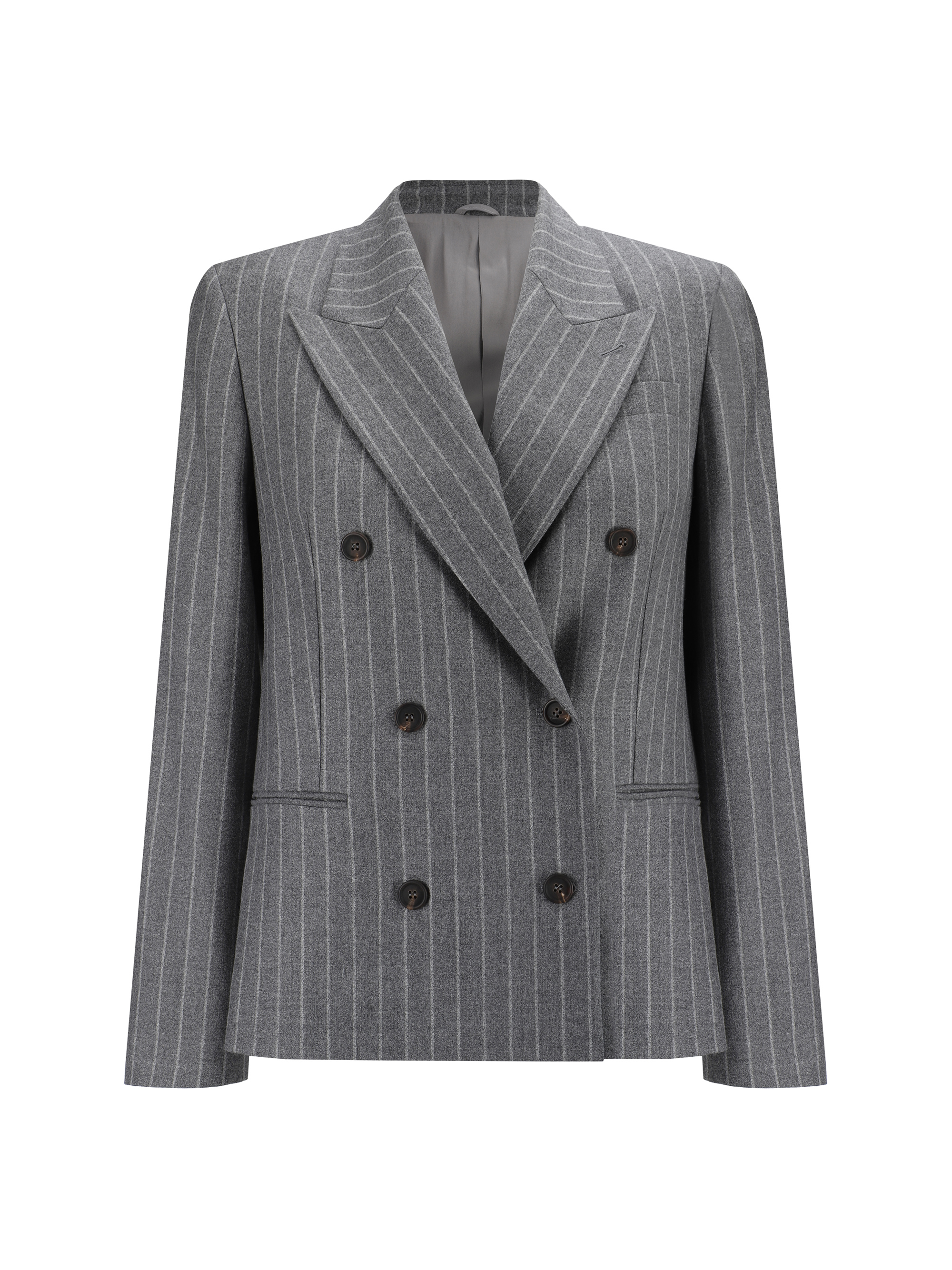 Shop Brunello Cucinelli Blazer Jacket In Gr.medio/panama