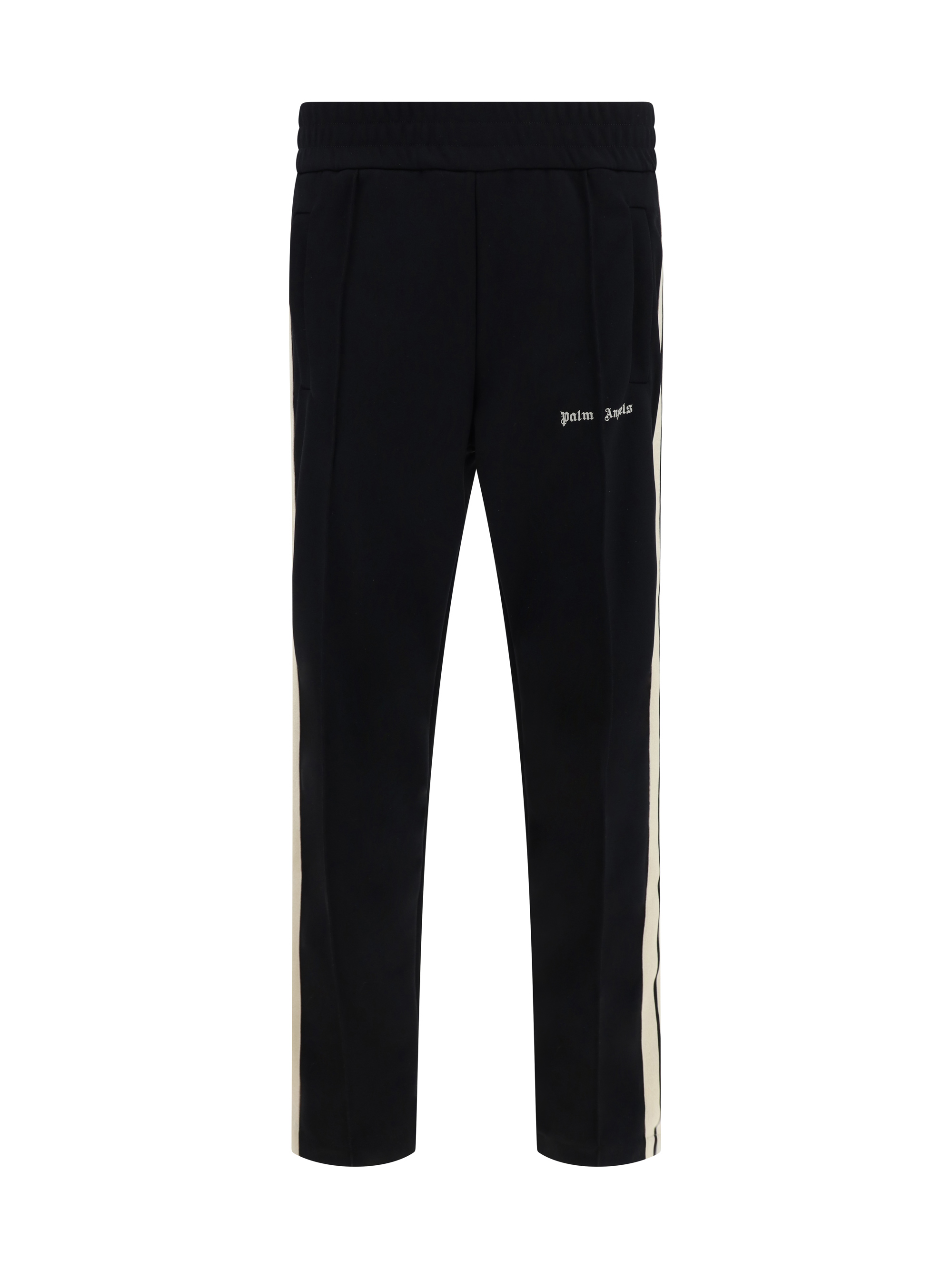 Shop Palm Angels Sweatpants In Black Off White