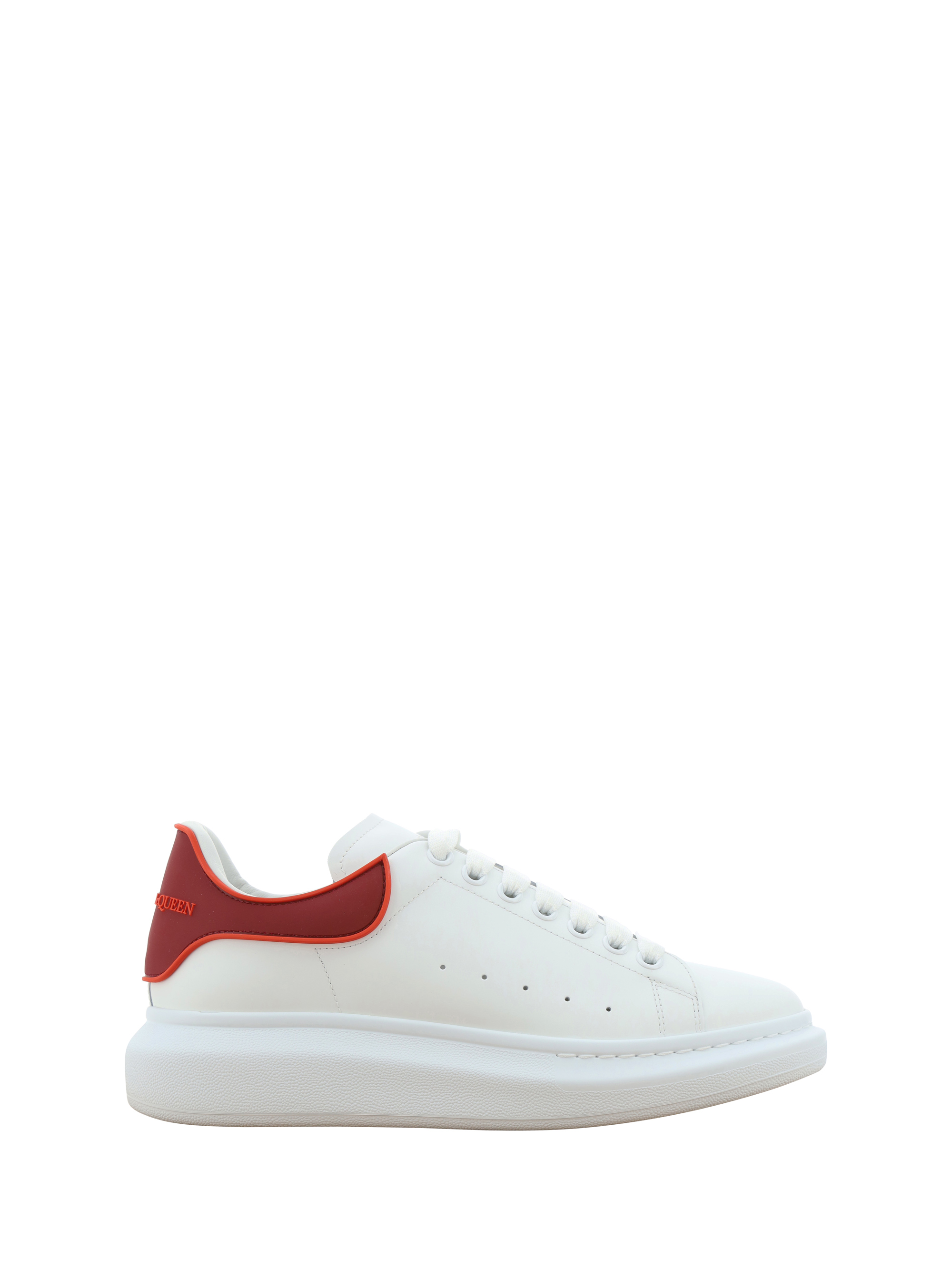 Alexander Mcqueen Sneakers In White/ro.red/sca Red