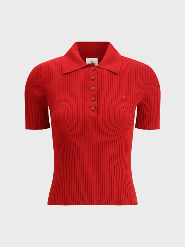 Maglia Polo a coste