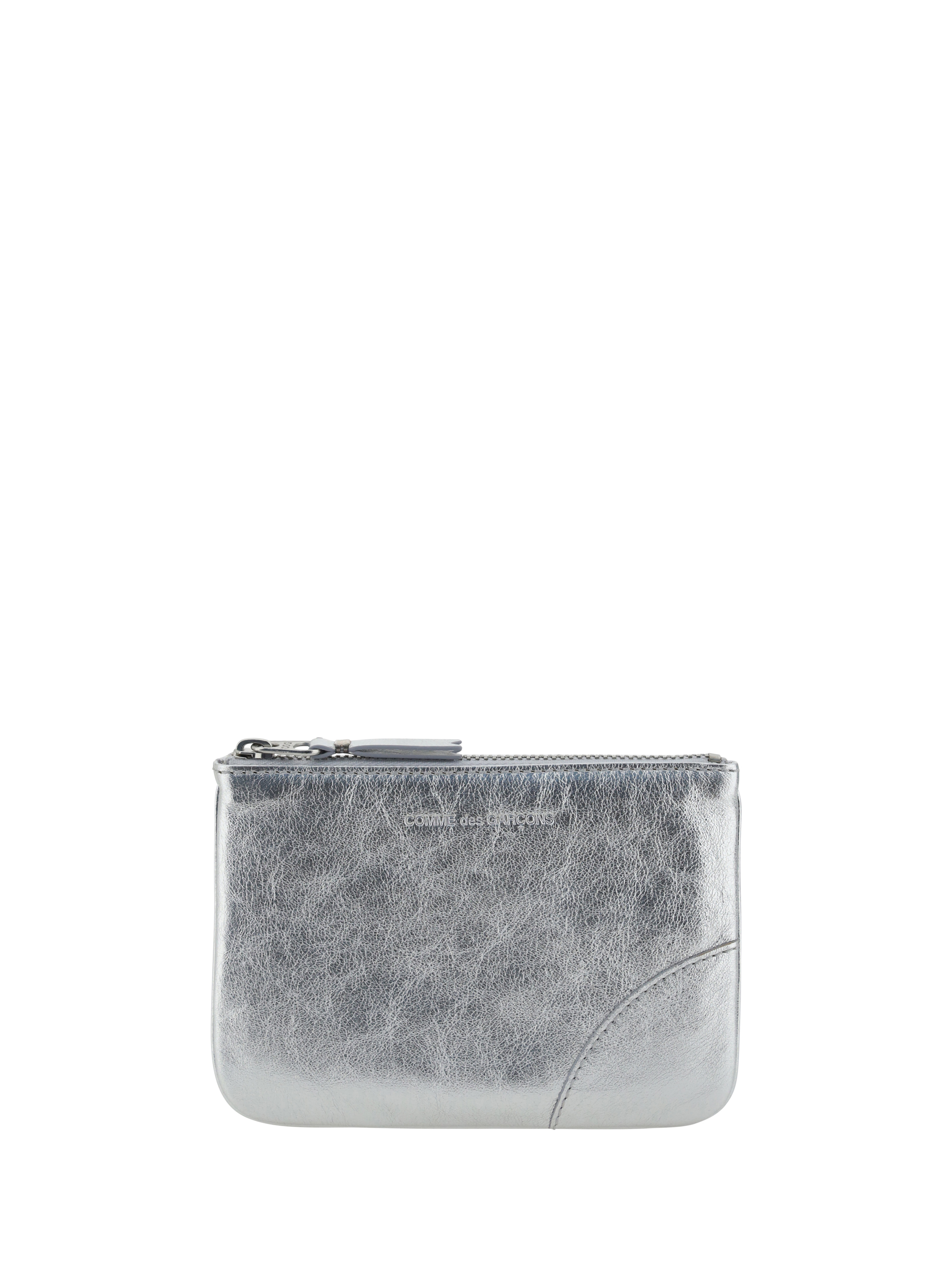 Shop Comme Des Garçons Coin Purse In Silver