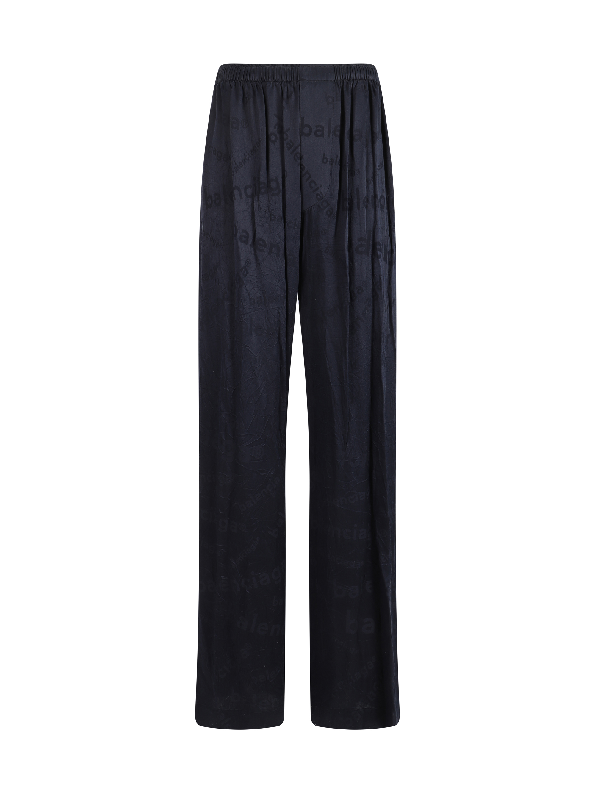 Shop Balenciaga Pyjama Pants In Faded Black