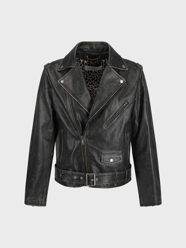 Golden Biker Jacket