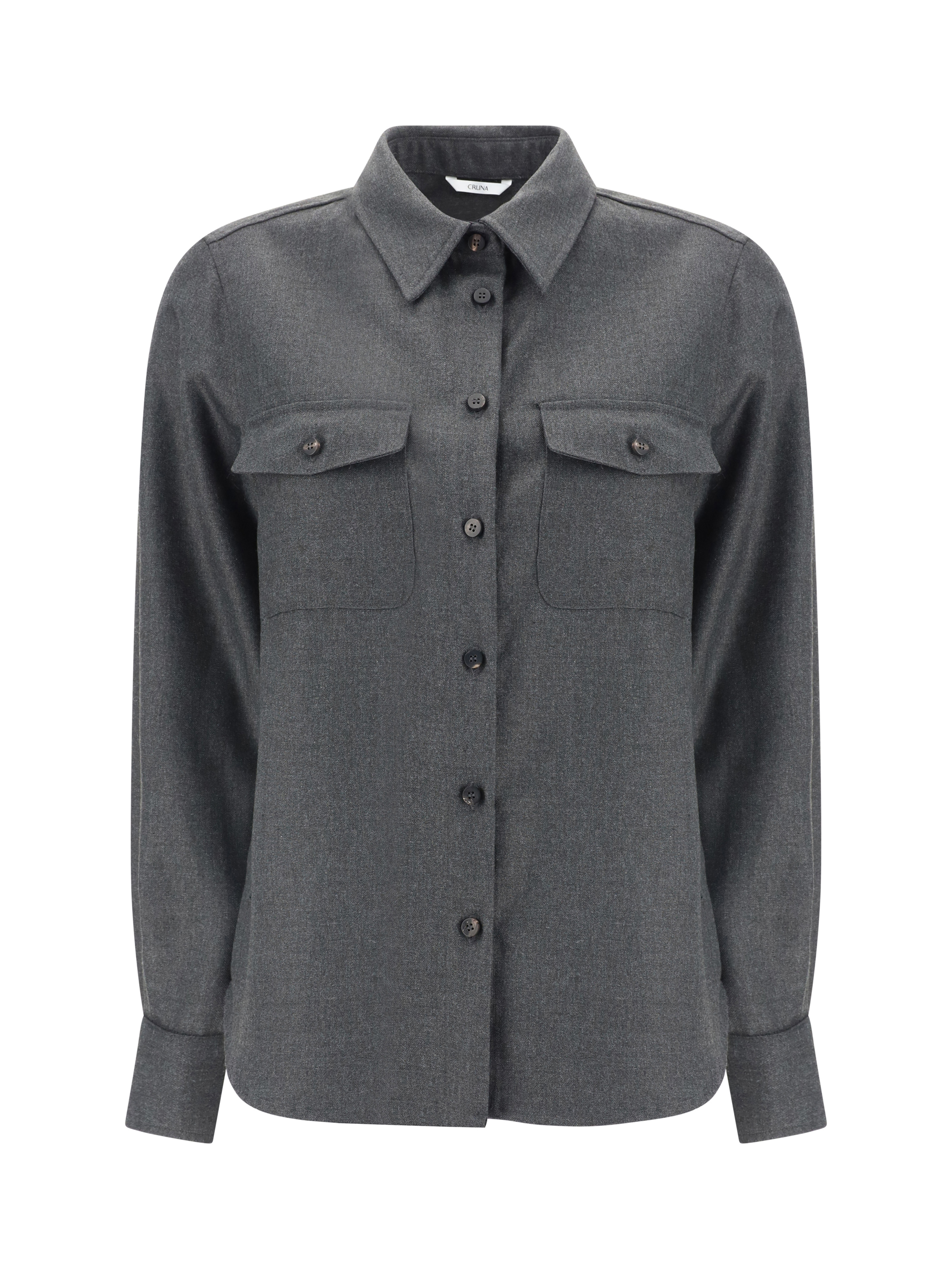 Cruna Shirt In Grigio Scuro