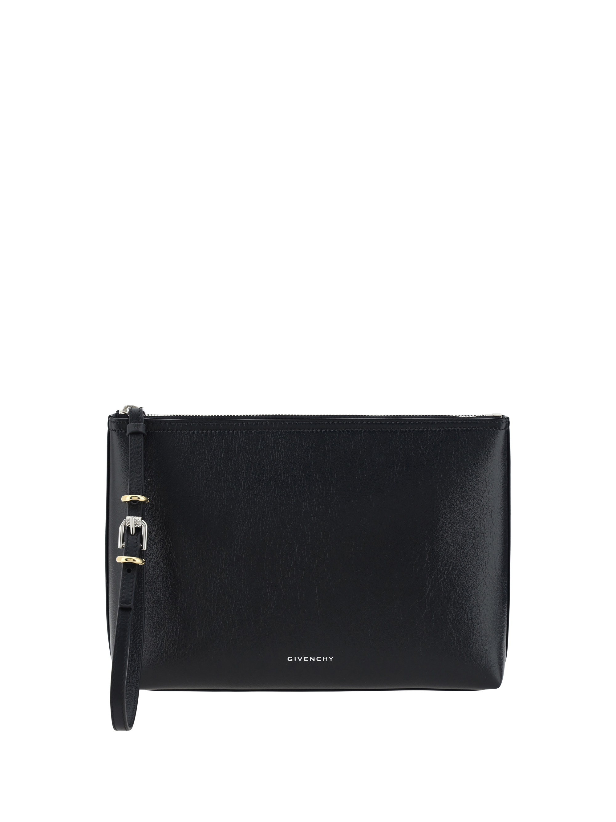 Shop Givenchy Voyou Clutch Bag In Black