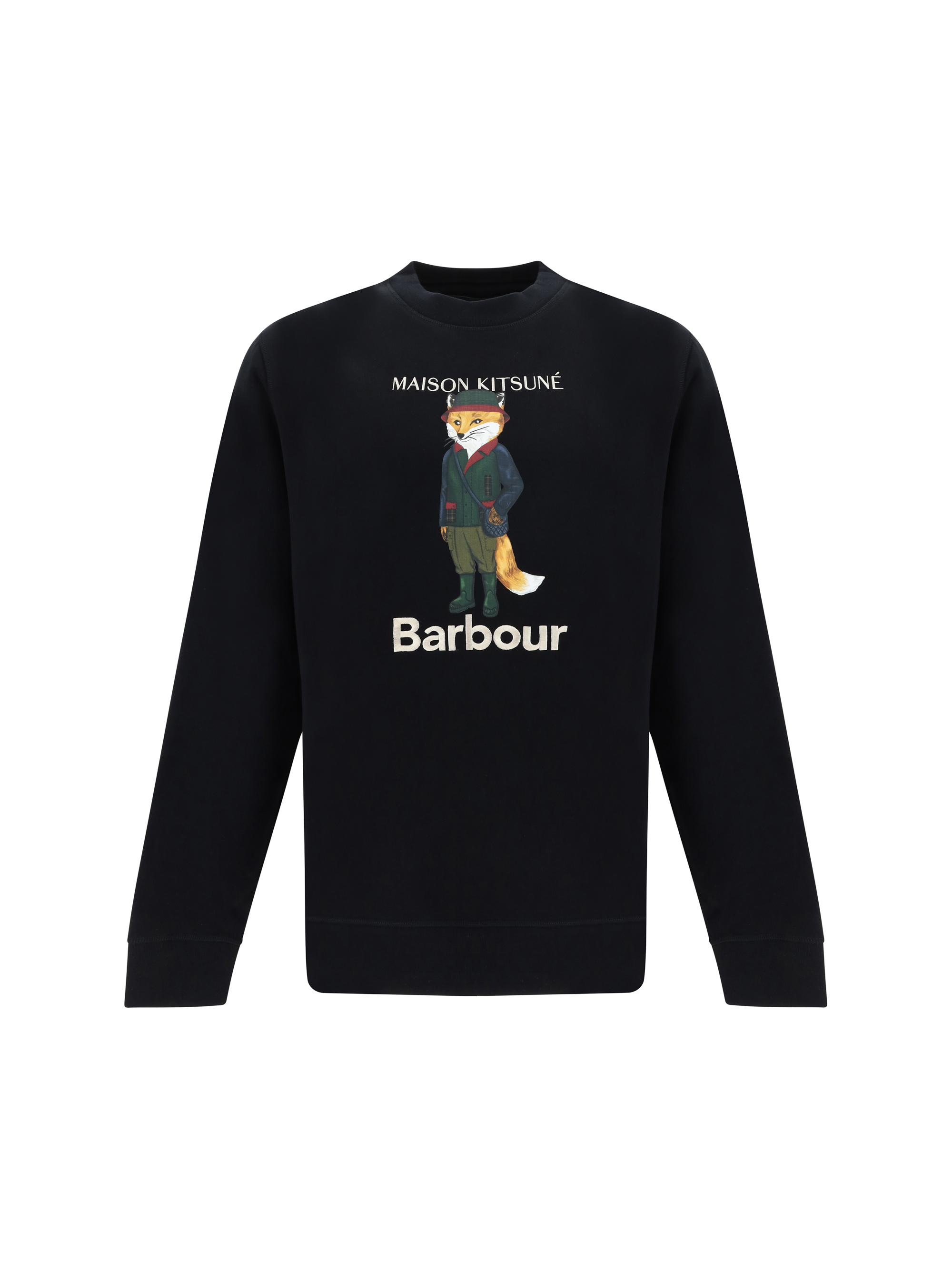 Barbour x Maison Kitsuné Sweatshirt BASE BLU