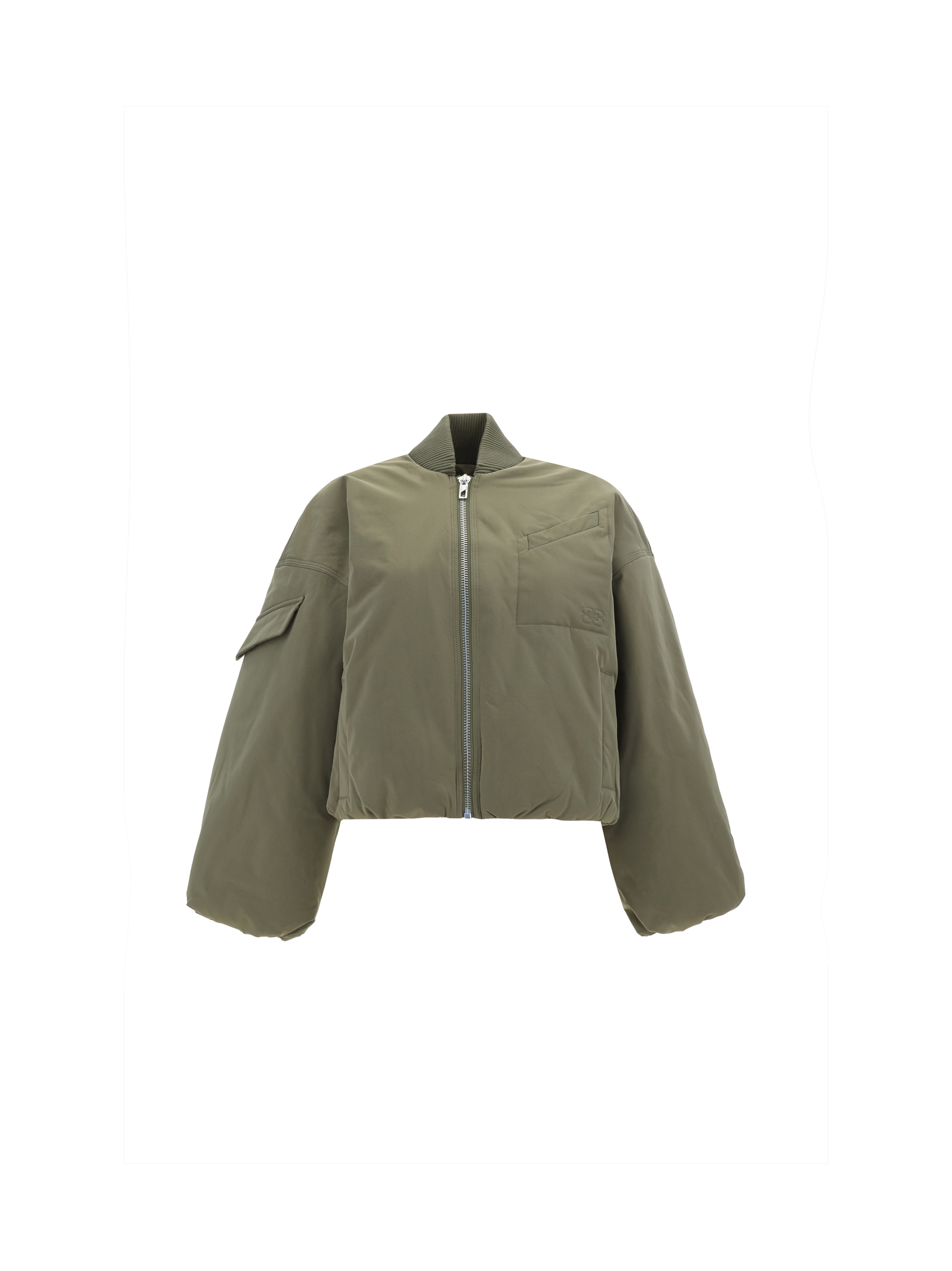 Shop Ganni Bomber Jacket In Kalamata