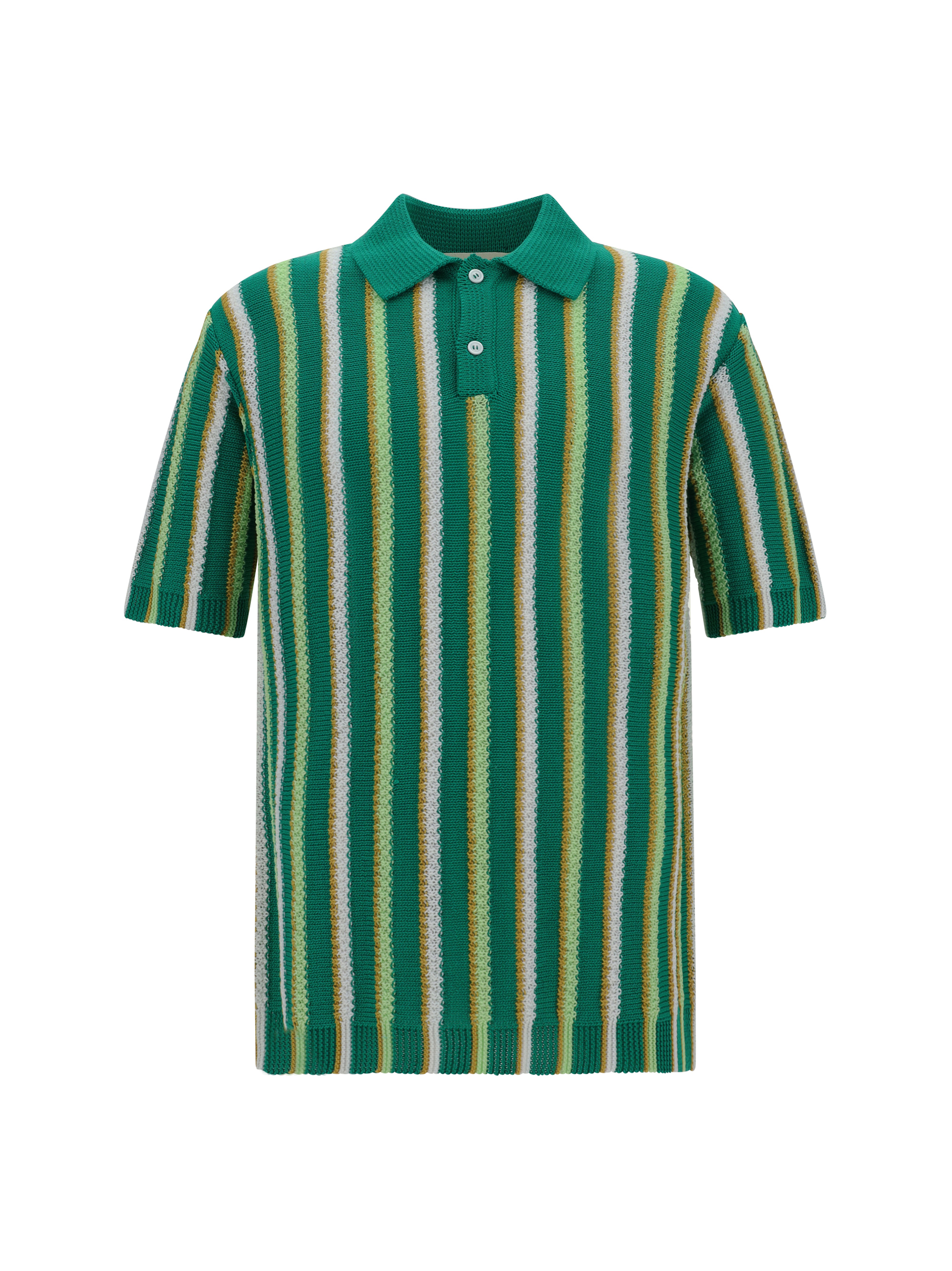 Shop Marni Polo Shirt In Sea Green
