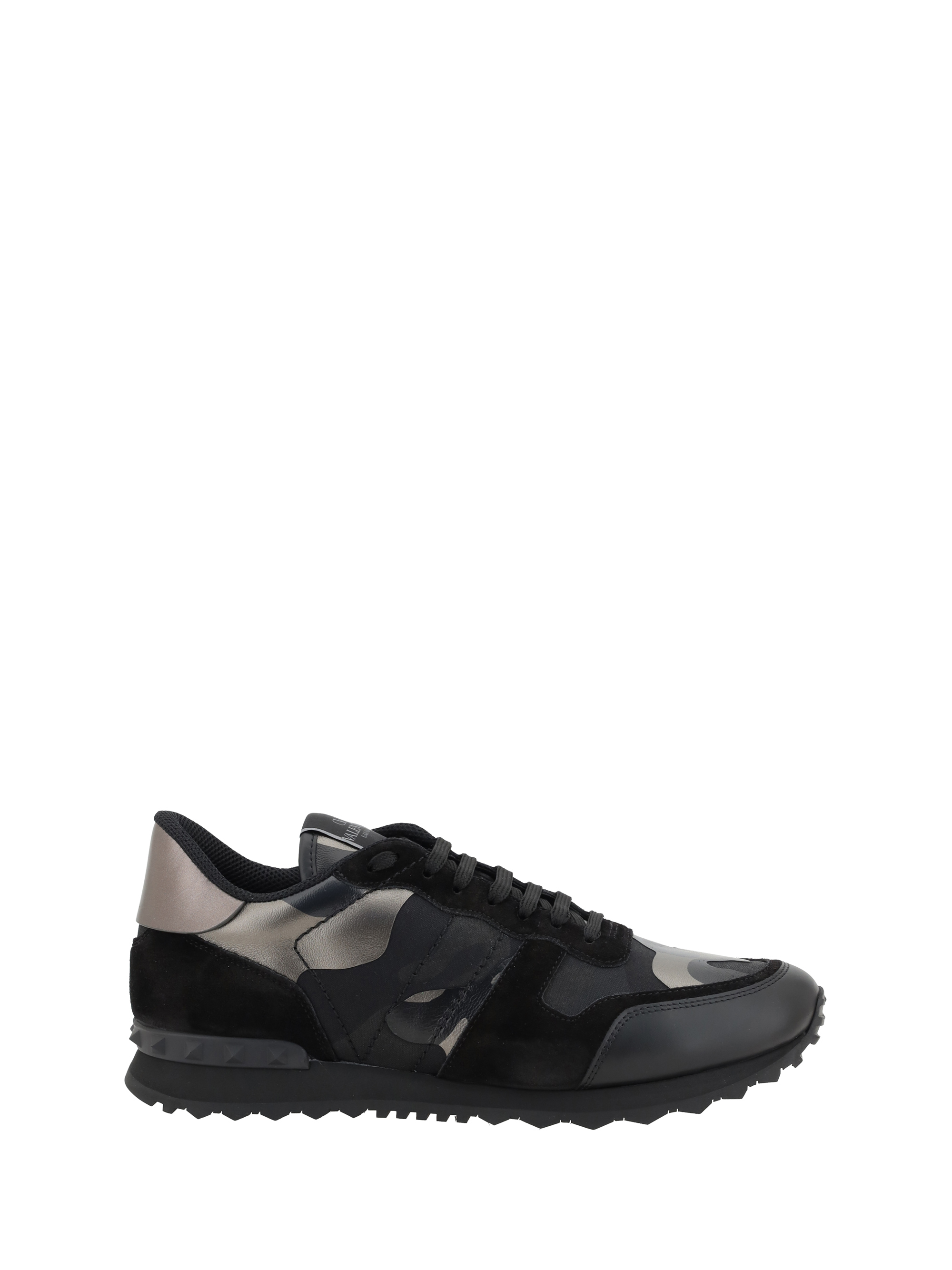 Shop Valentino Sneakers In Nero-dark Rutenio/nero/nero/nero