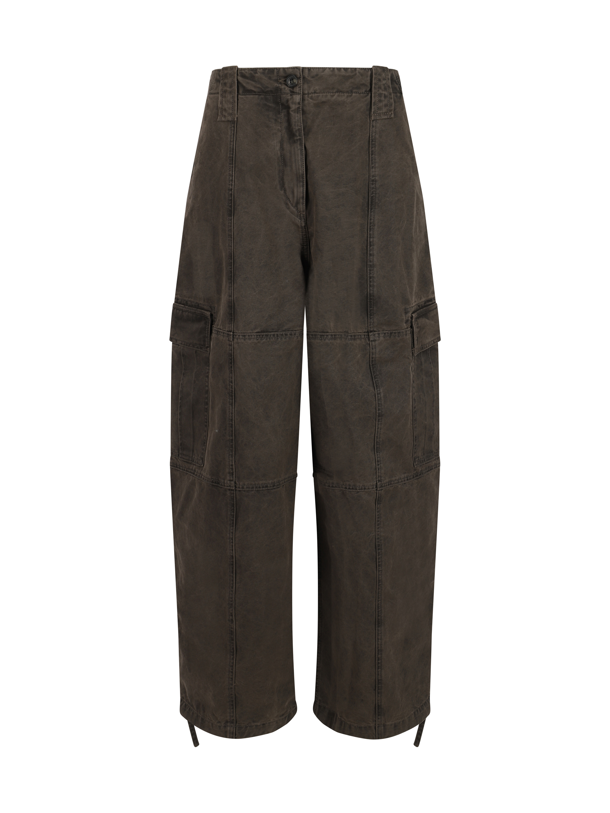 Shop Kenzo Denim Pants In Taupe