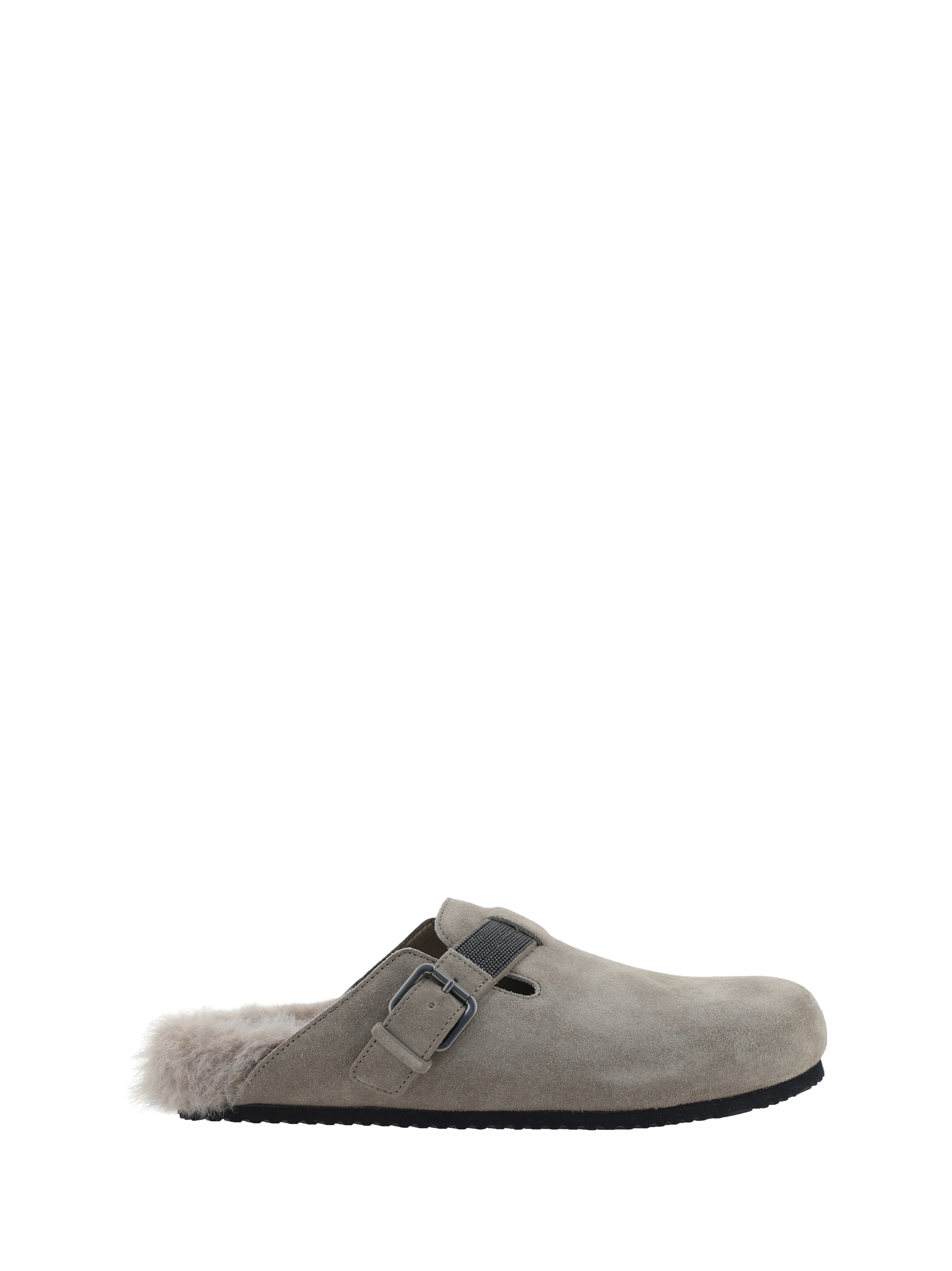 Shop Brunello Cucinelli Mules In Ice