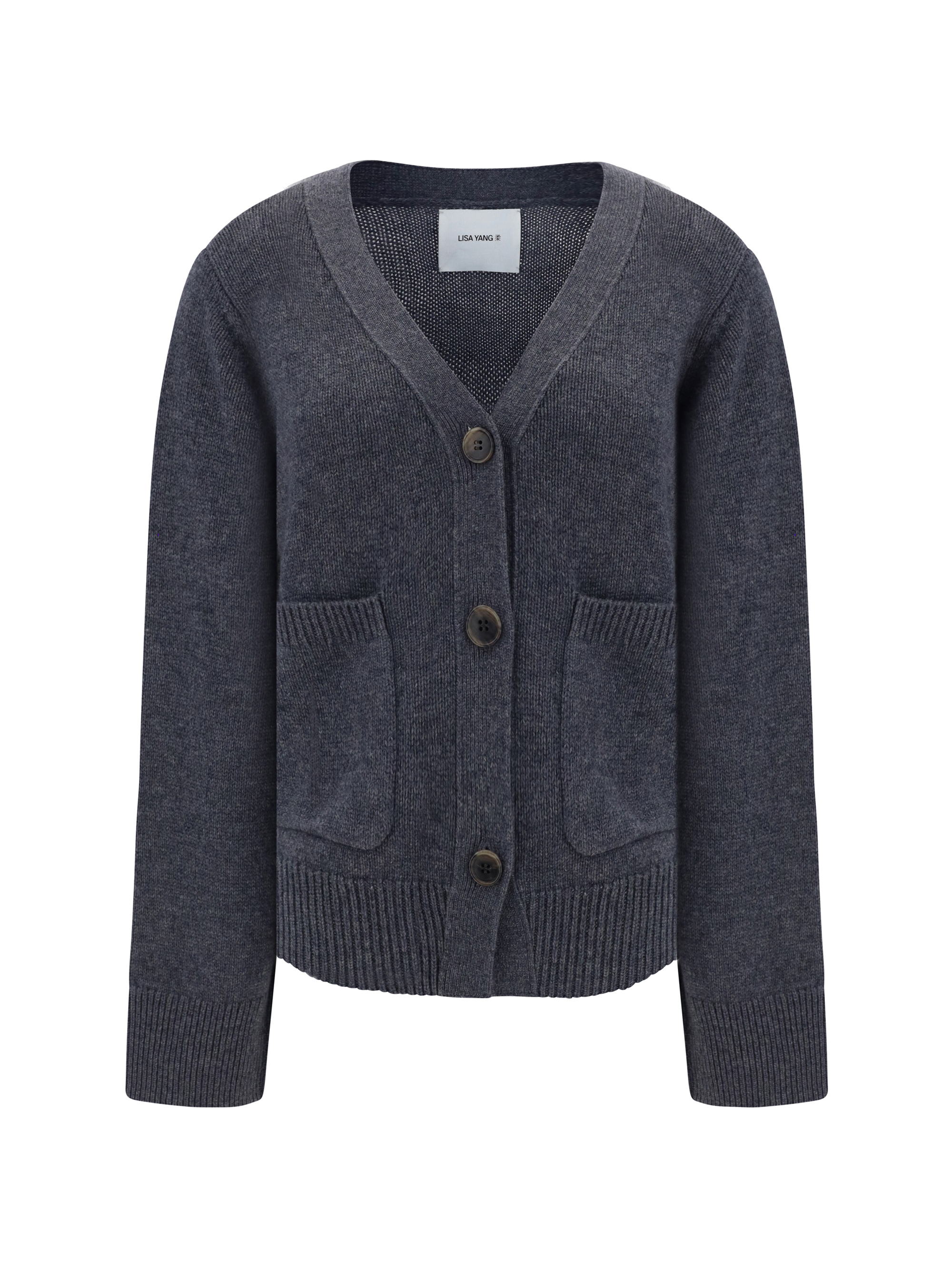 Shop Lisa Yang Danni Cardigan In Graphite