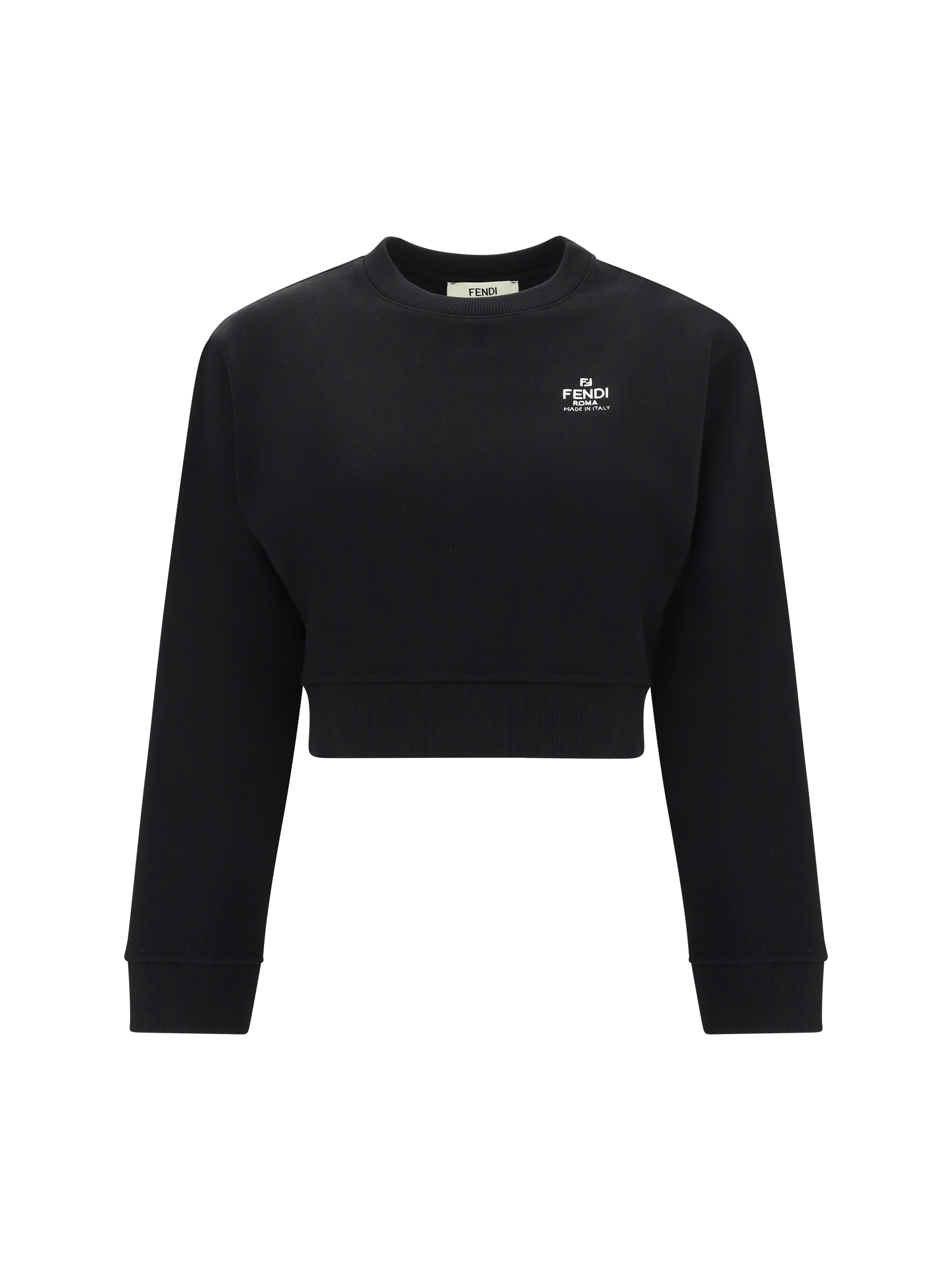 Fendi Roma Sweatshirt In Black