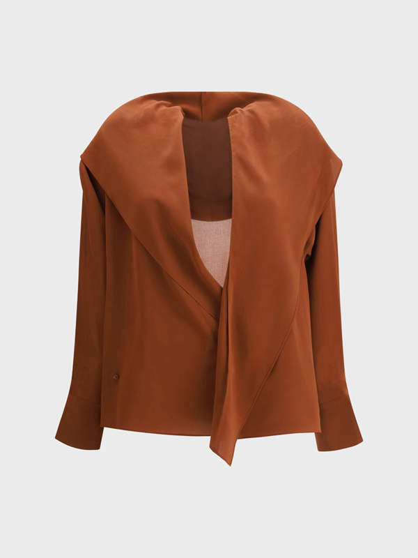 Blusa con cappuccio