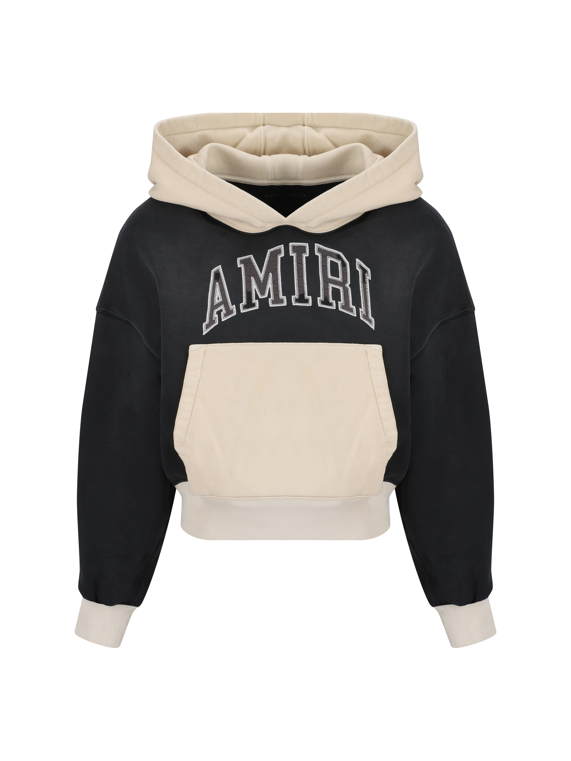 Shop Amiri Hoodie In Aged Black