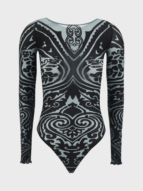 Etro X Wolford Tattoo Bodysuit