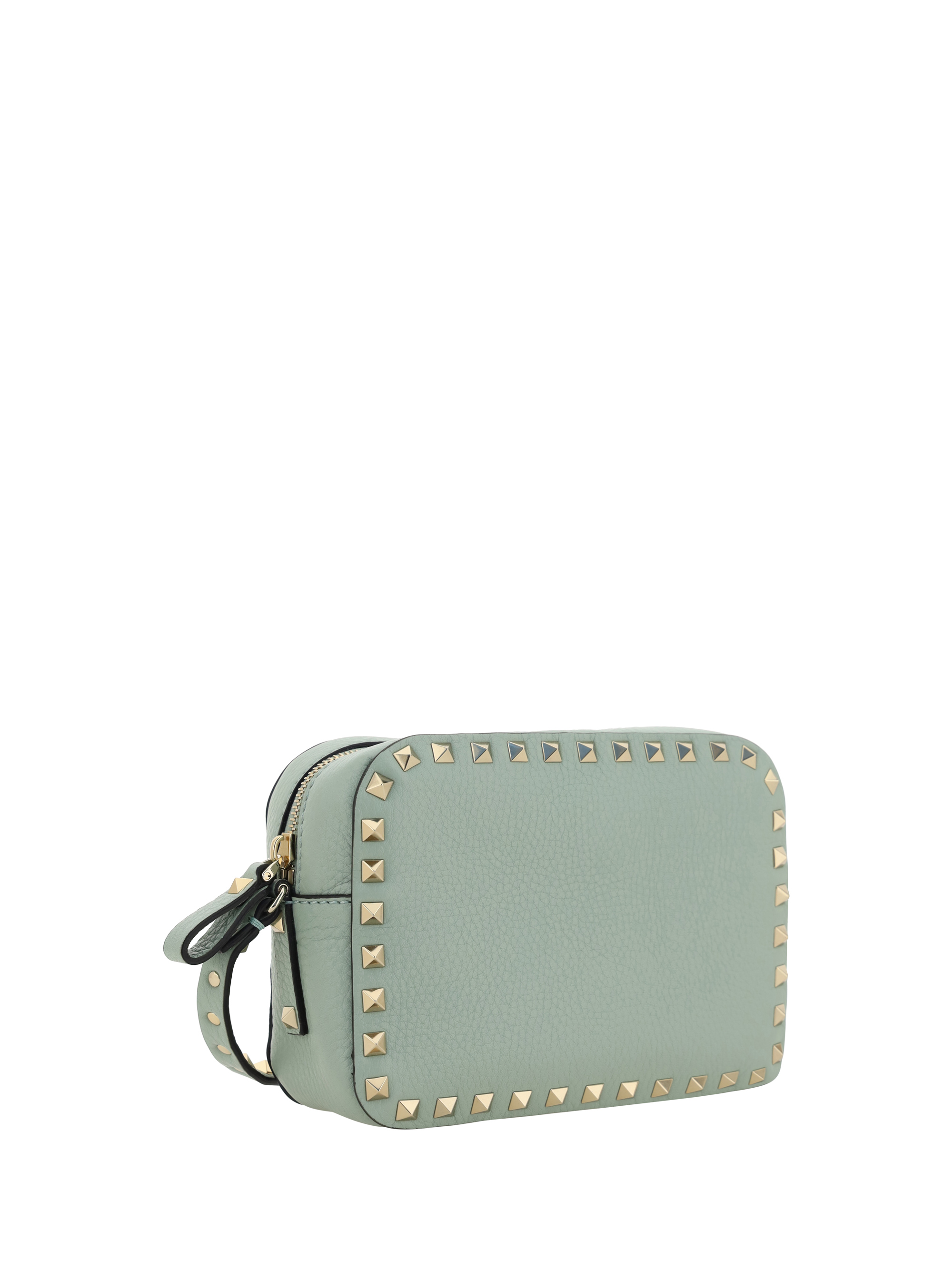 Valentino Garavani Rockstud Chevron Print Leather Crossbody Bag