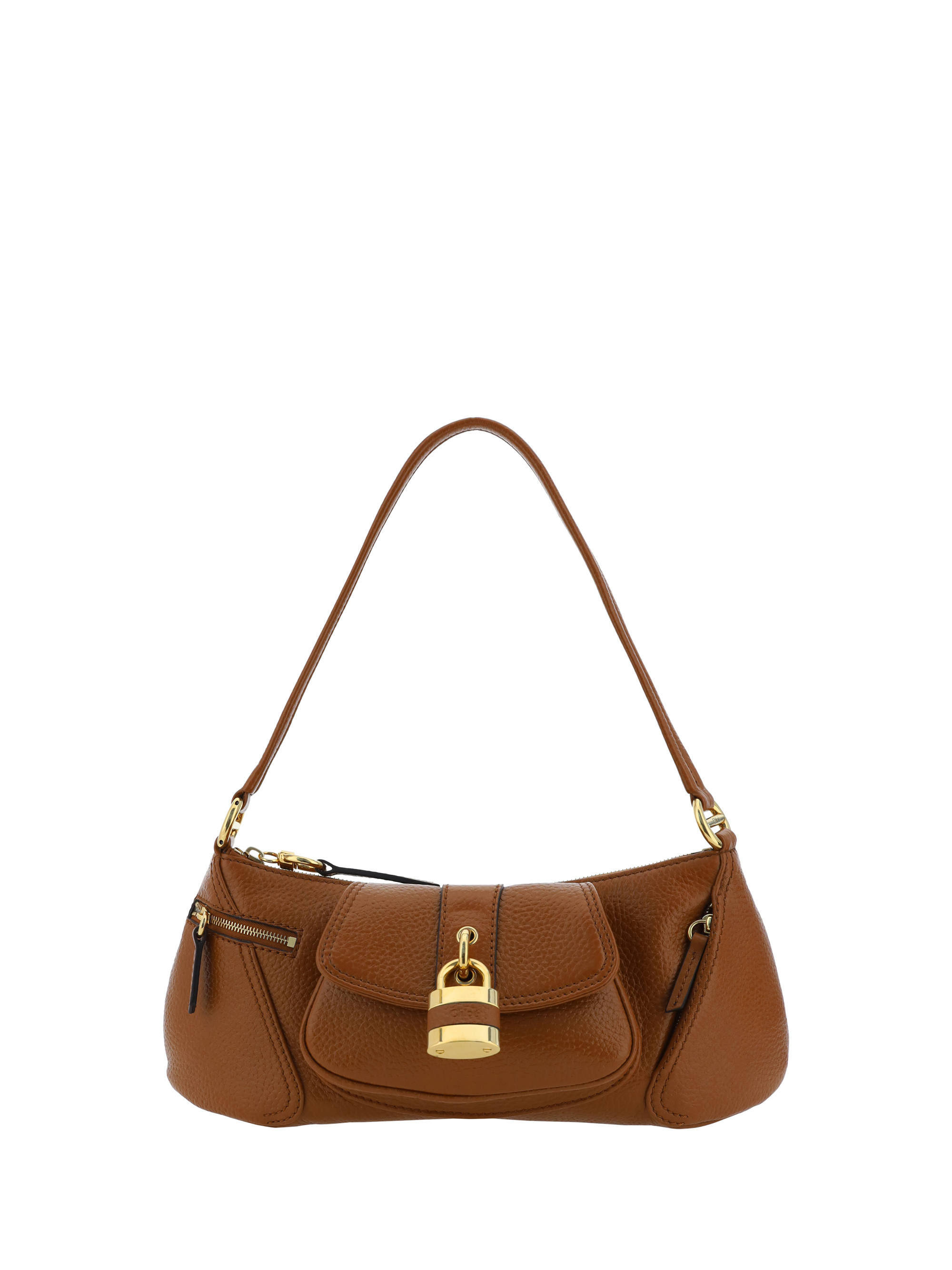 Shop Chloé 99 Shoulder Bag In Clay Brown