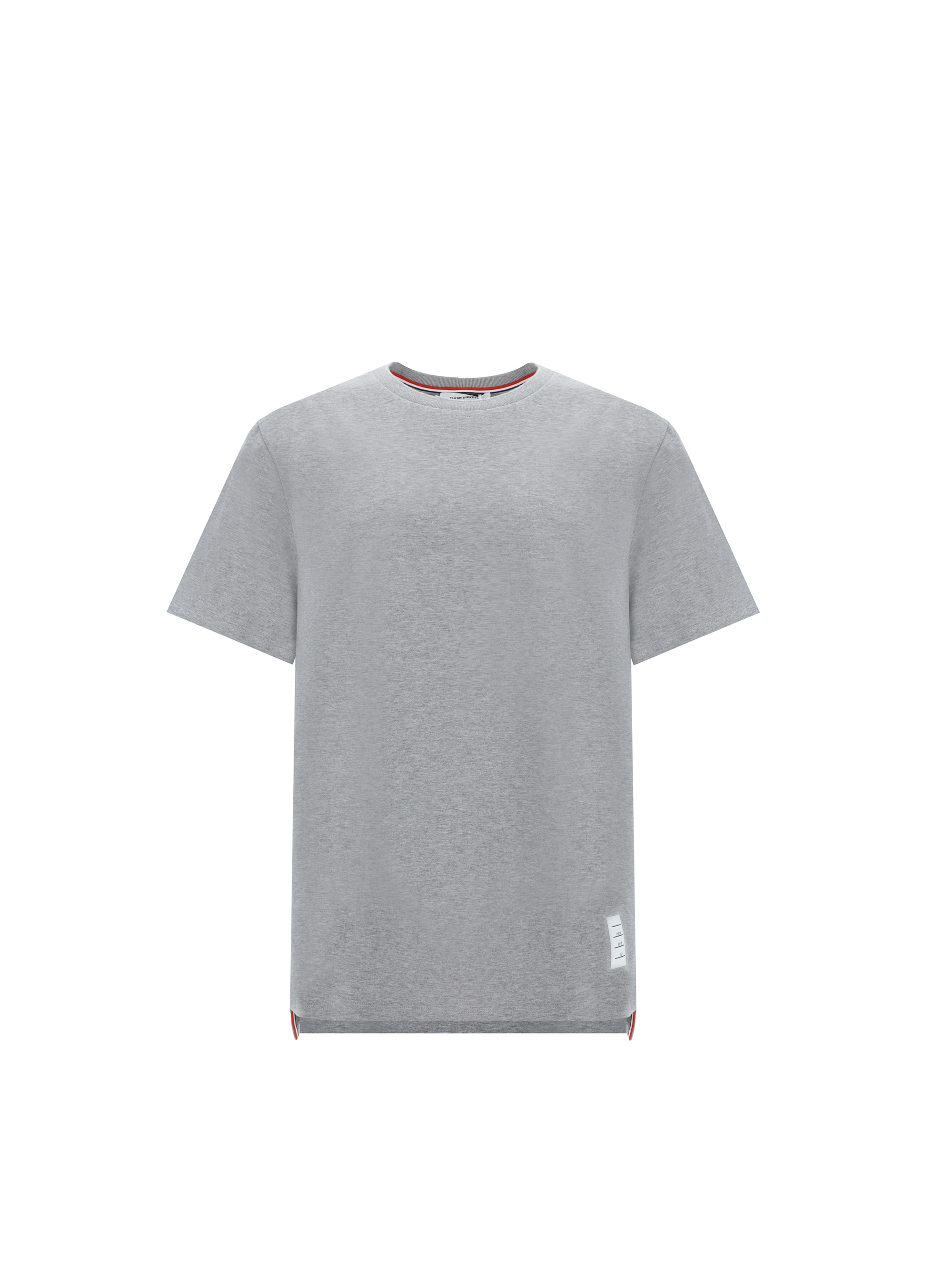 Shop Thom Browne T-shirt In Lt Grey