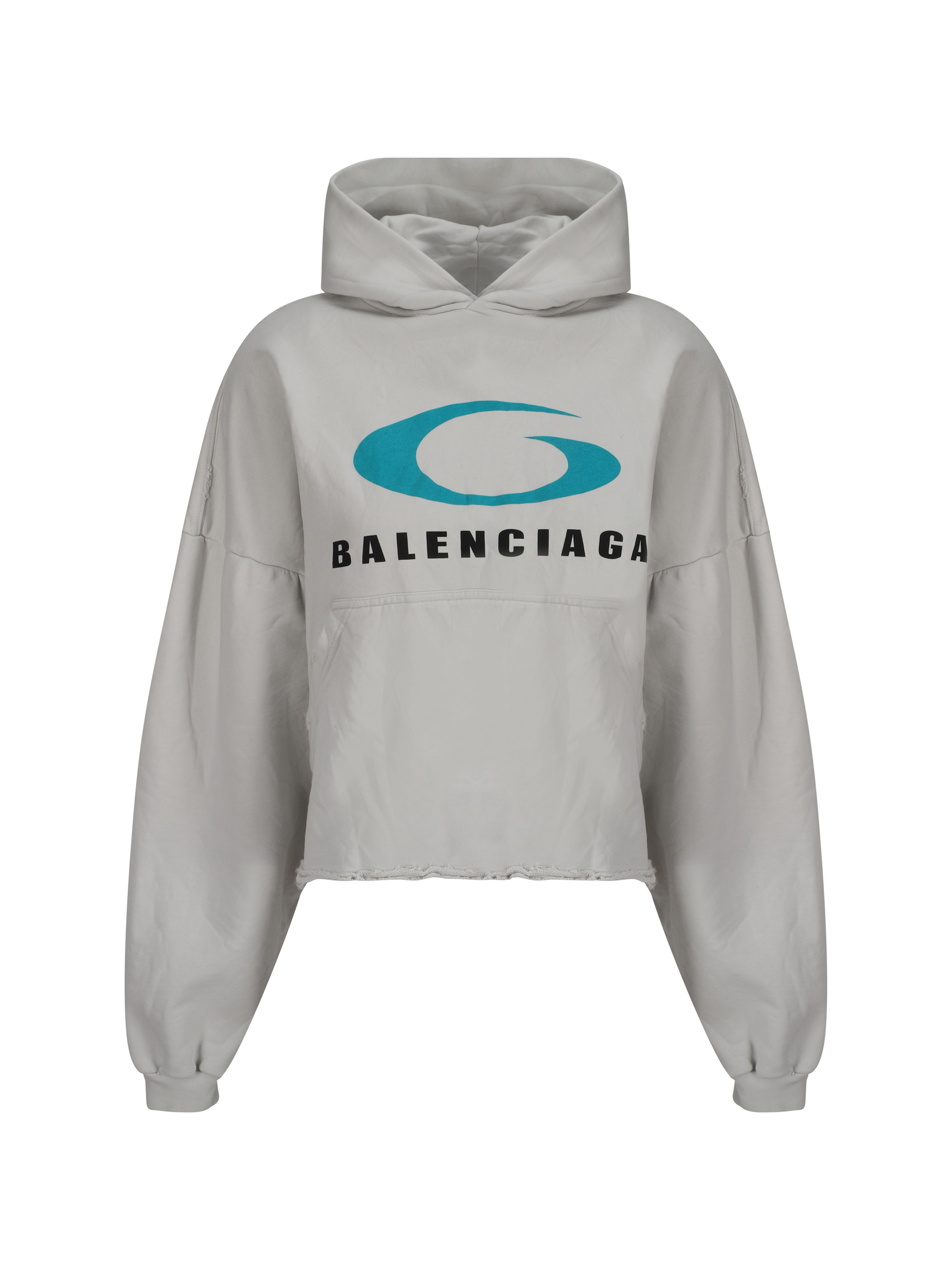 Balenciaga cropped hoodie best sale