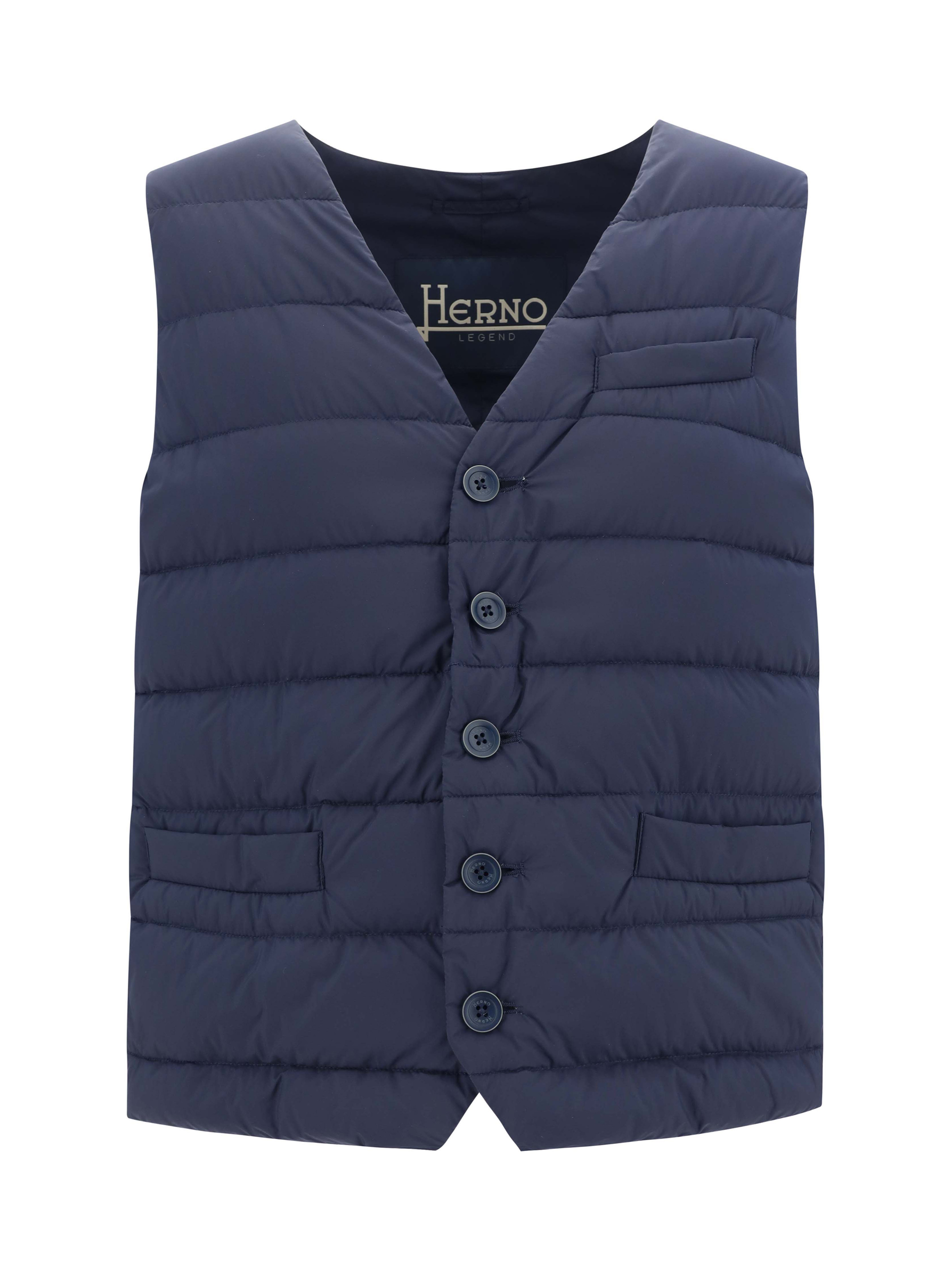 Herno Vest In New Blu