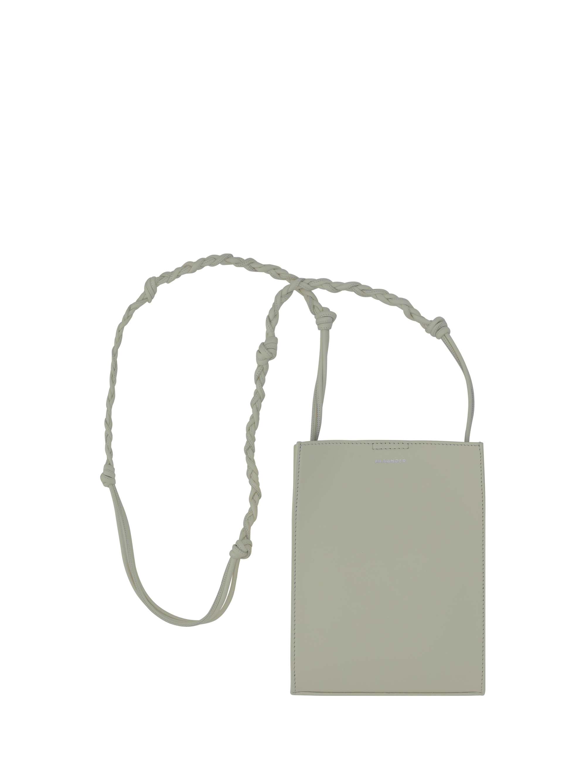 Shop Jil Sander Tangle Shoulder Bag In Eggshell