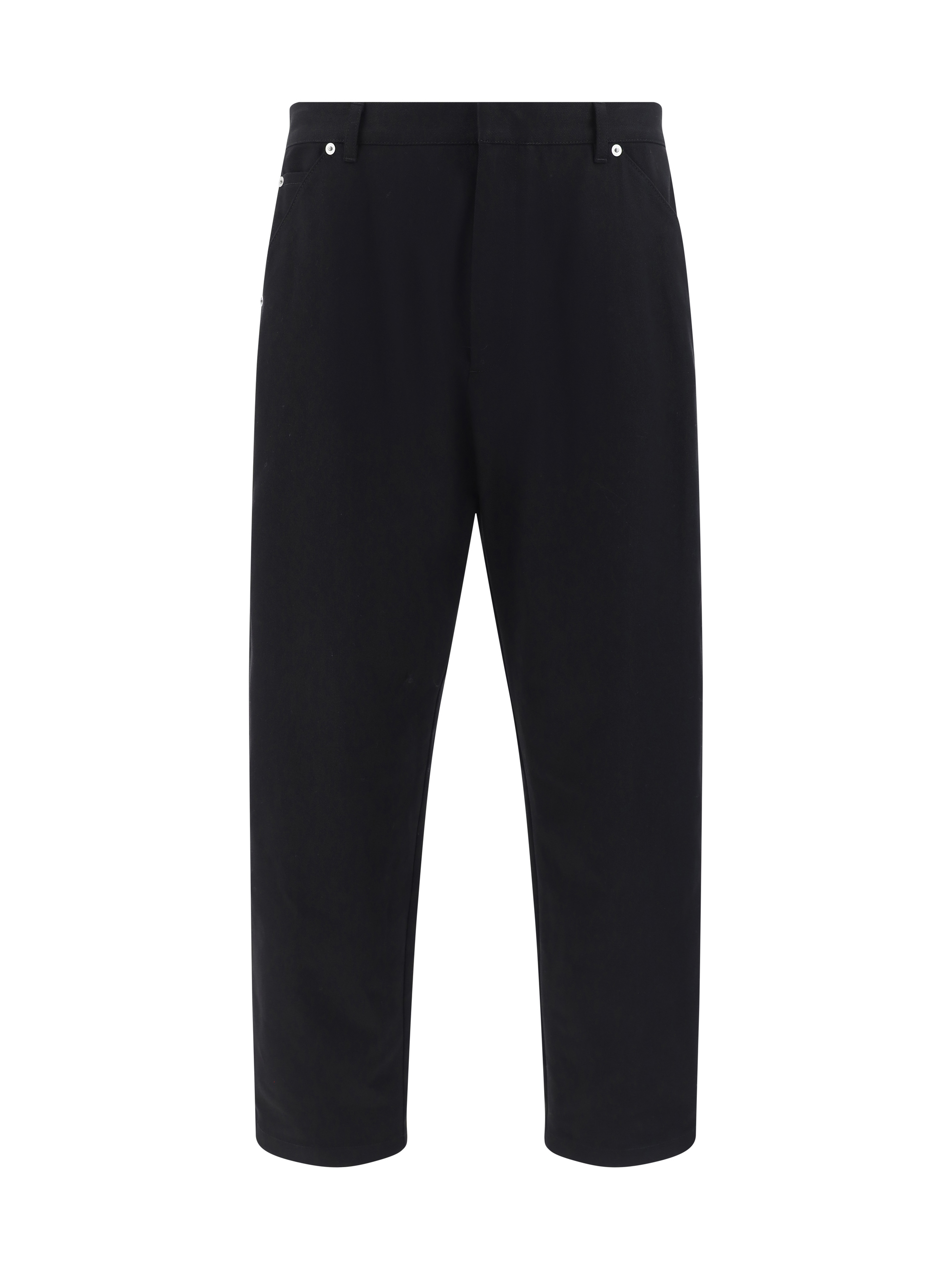 Shop Prada Pants In Nero