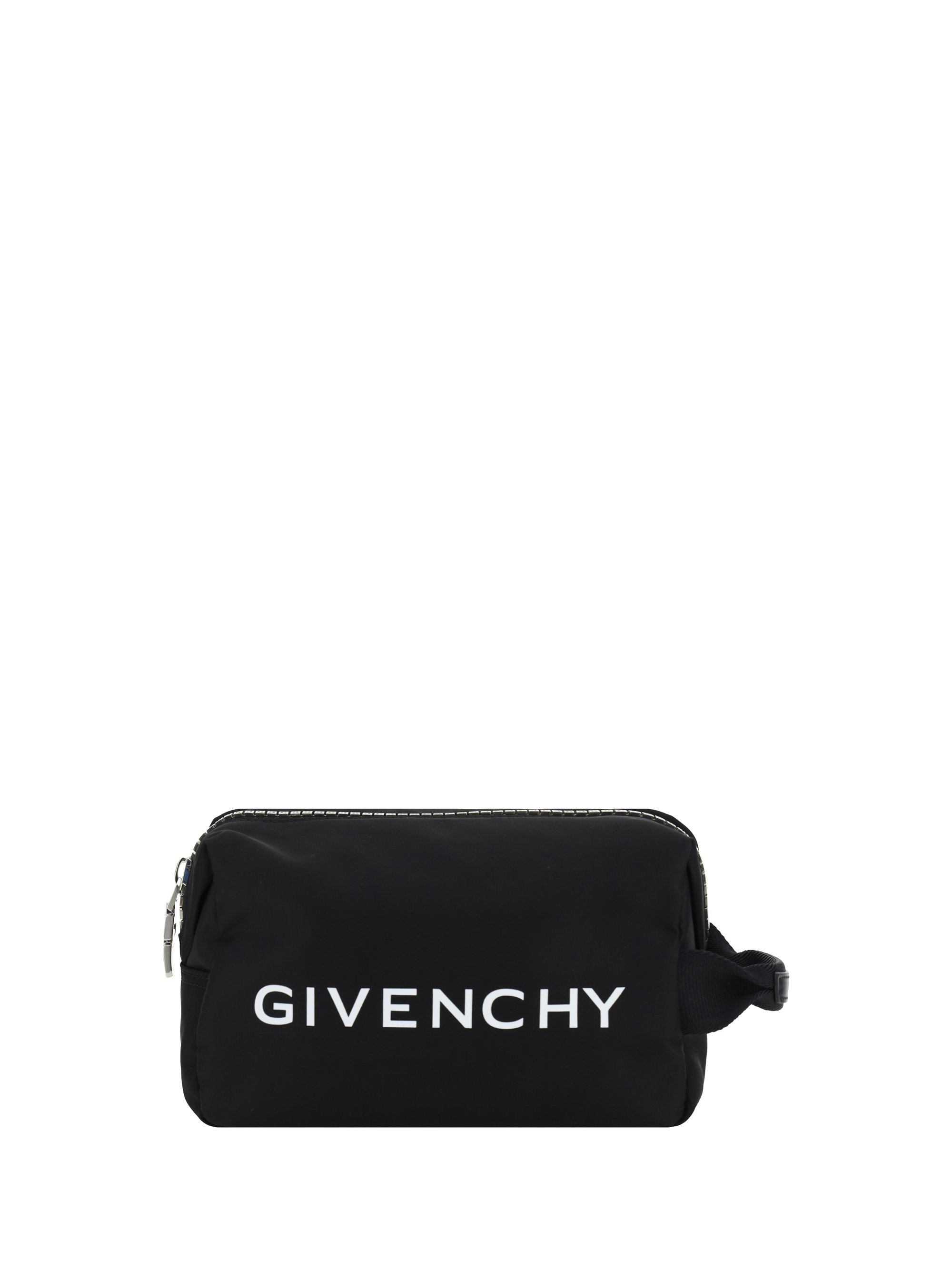 Shop Givenchy G-zip Beauty Case In Black