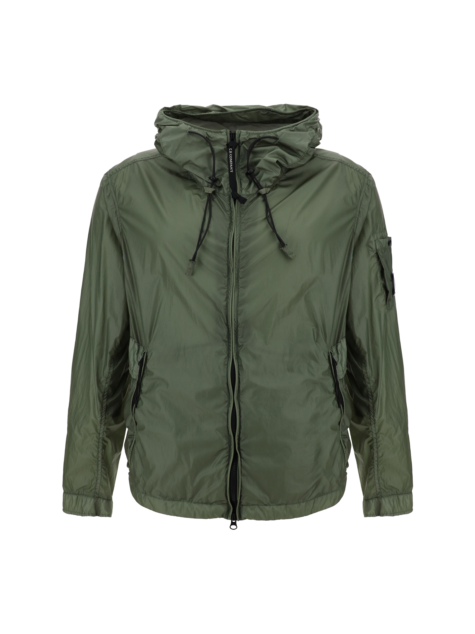 Shop C.p. Company Jacket In Agave Green