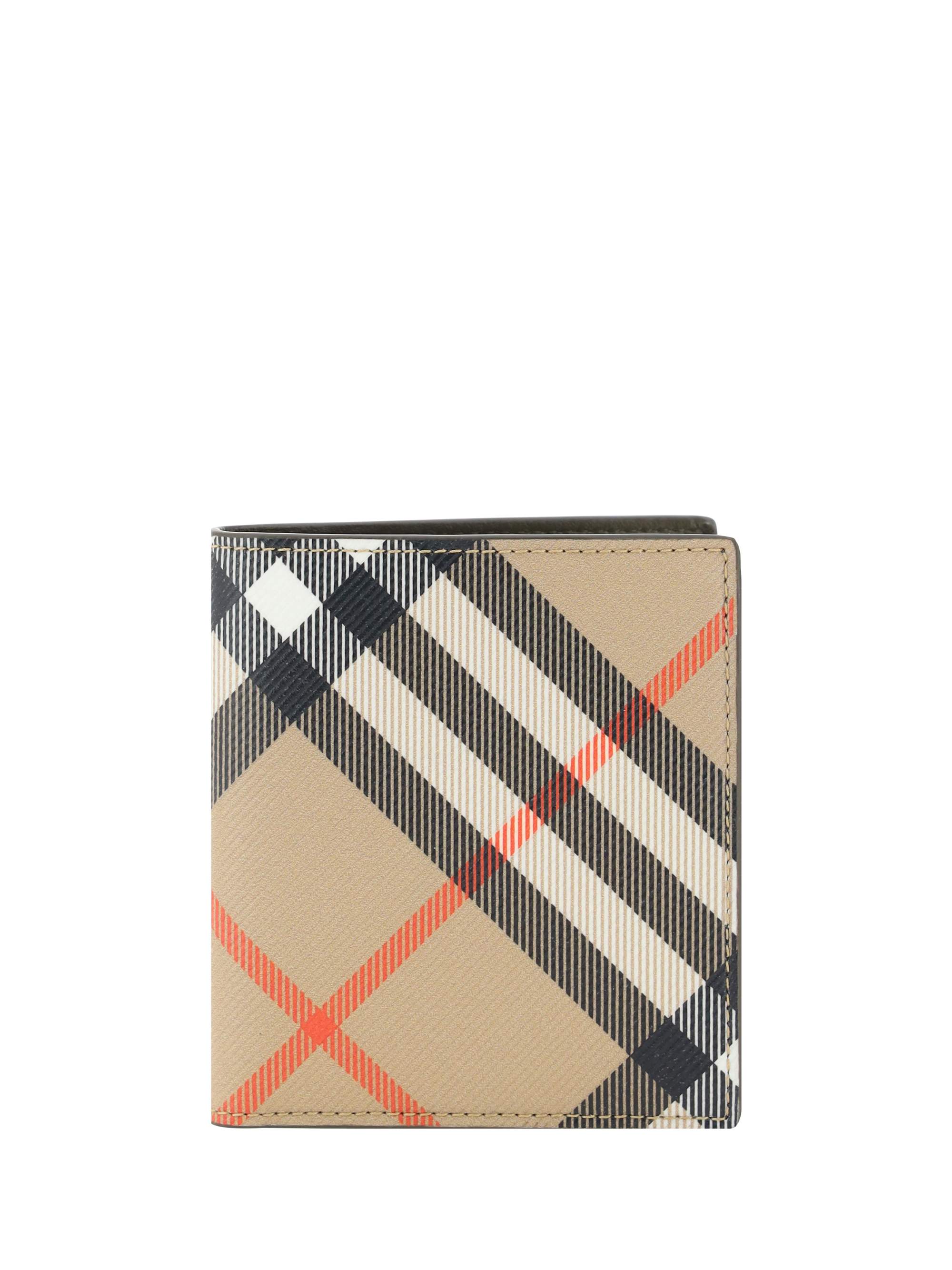 Shop Burberry Wallet In Sand