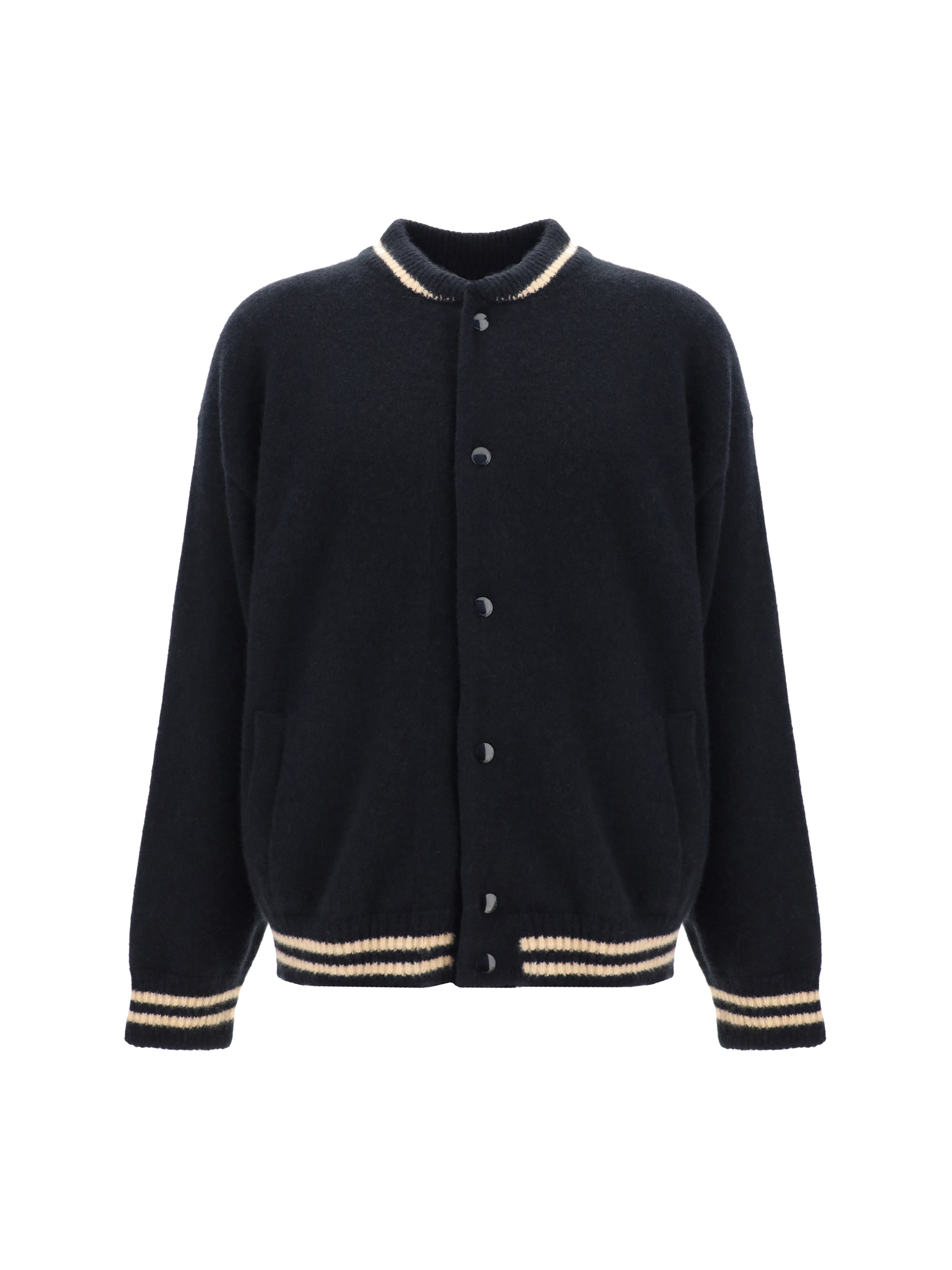 Shop Laneus Jacket In Nero/bianco/nero/ner