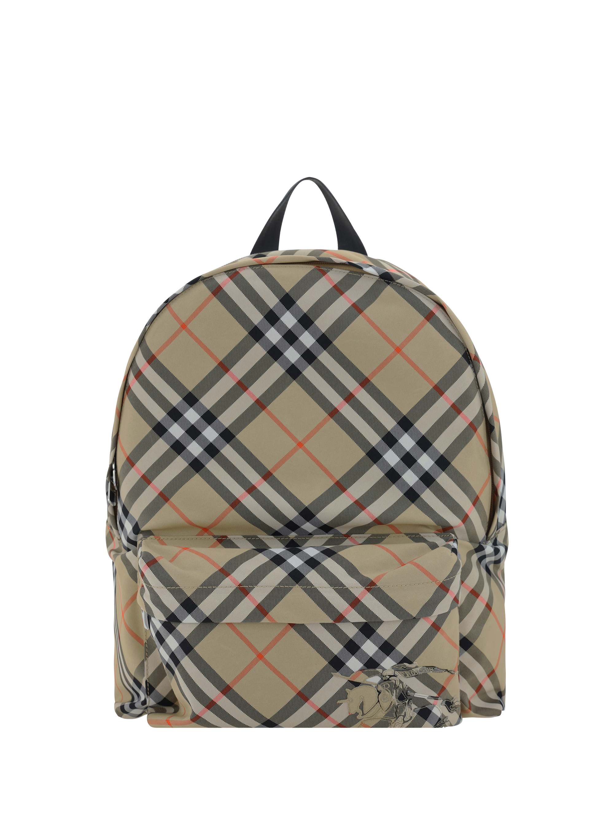 Shop Burberry Backpack In Sand