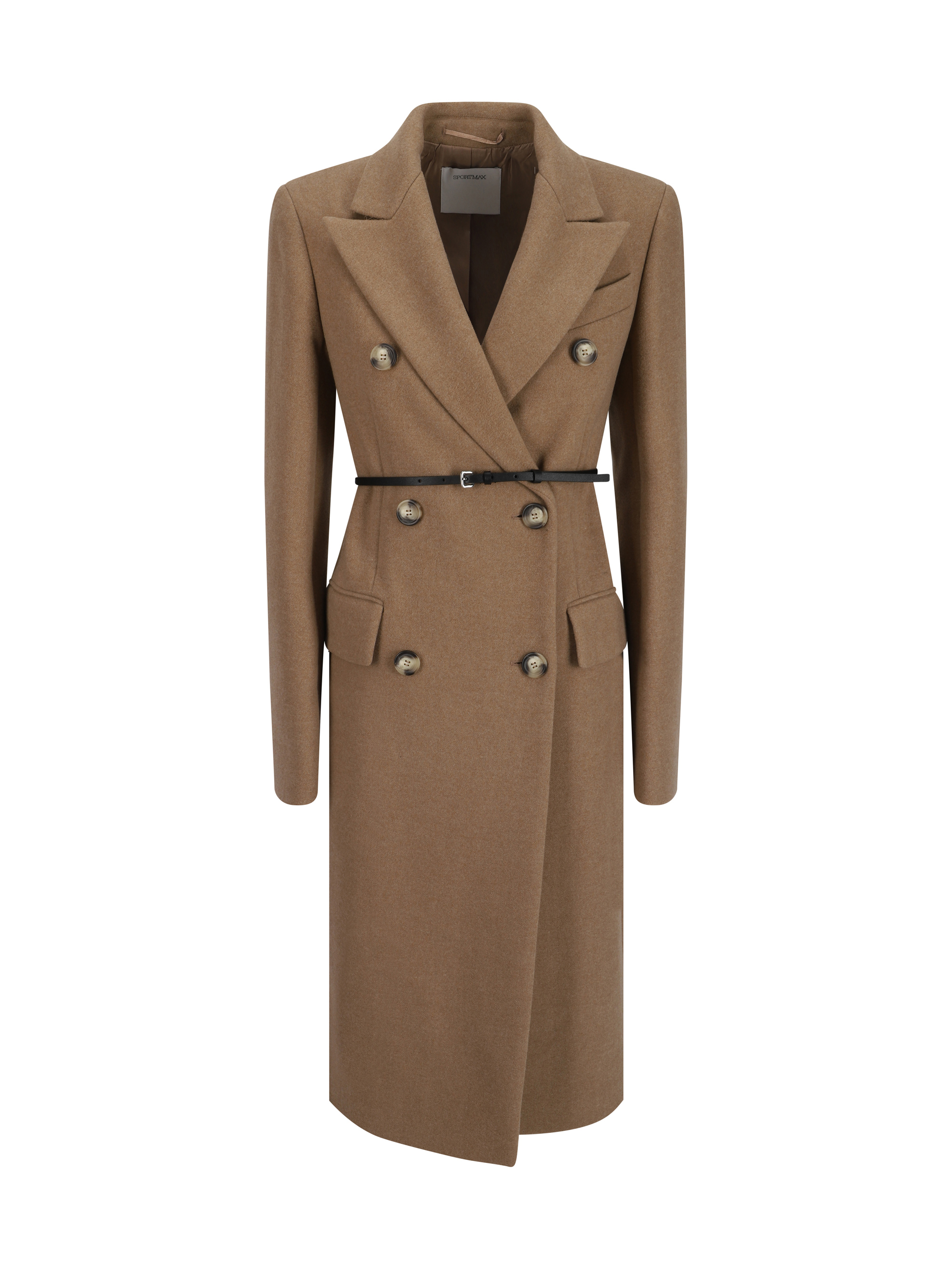 Shop Max Mara Sportmax Ghia Coat In Cammello