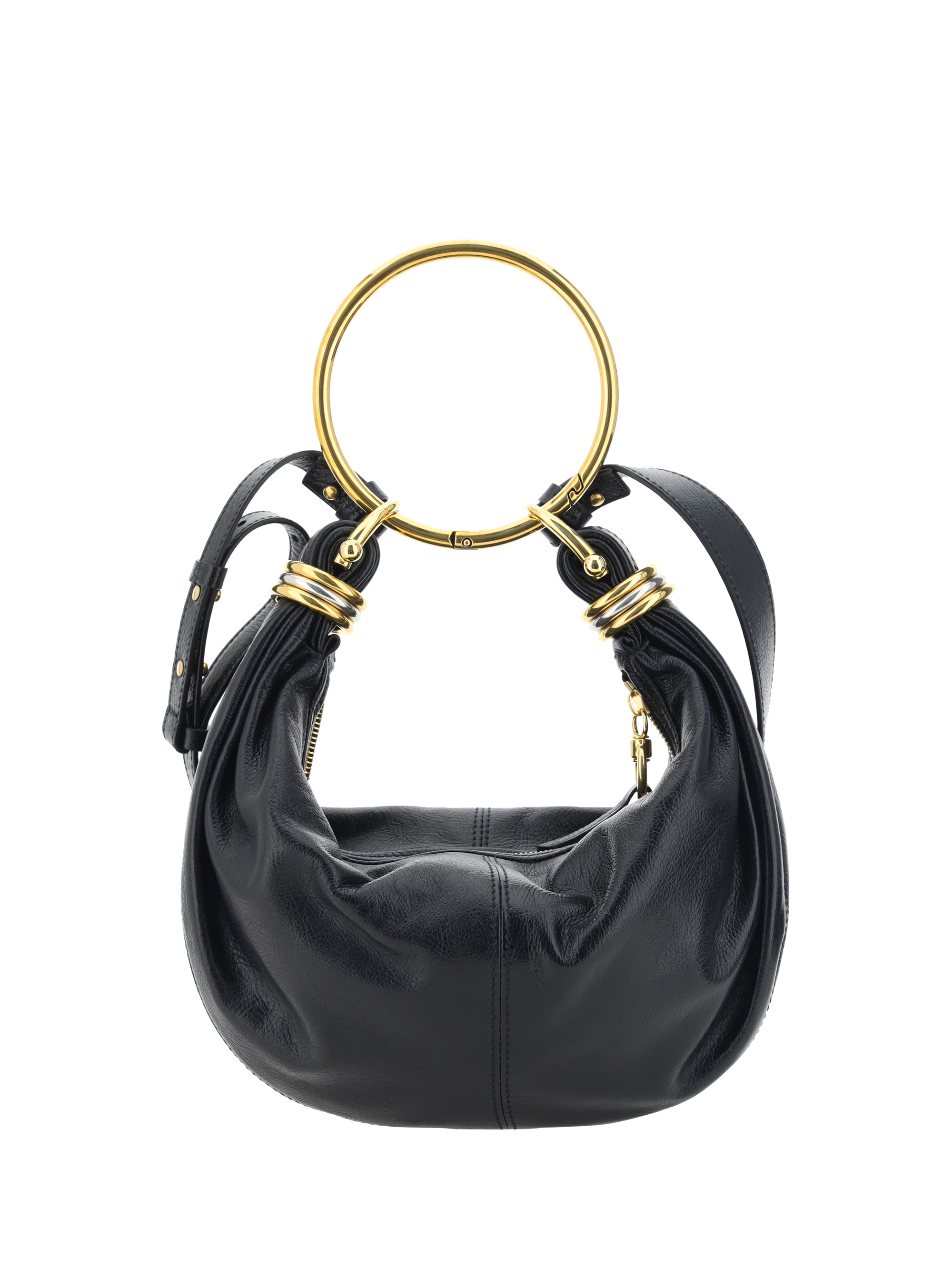 Shop Chloé Bracelet Handbag In Black