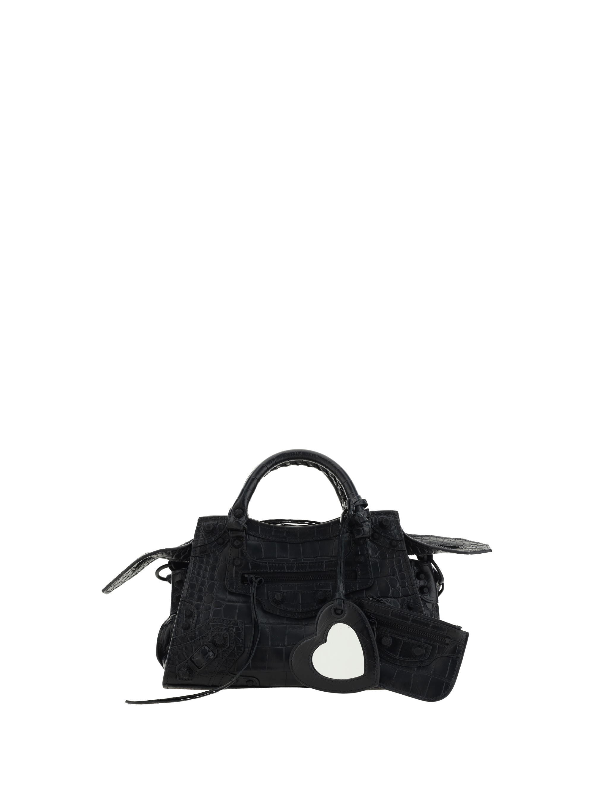 Shop Balenciaga Neo Cagole Tote Handbag In Black