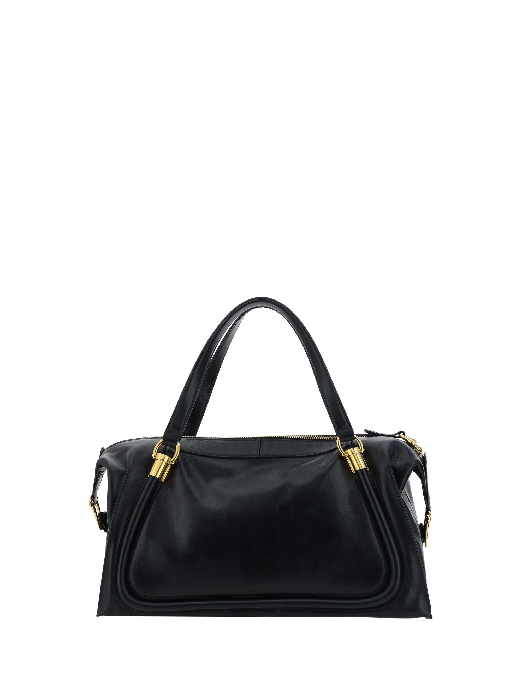 Shop Chloé Paraty Shoulder Bag In Black