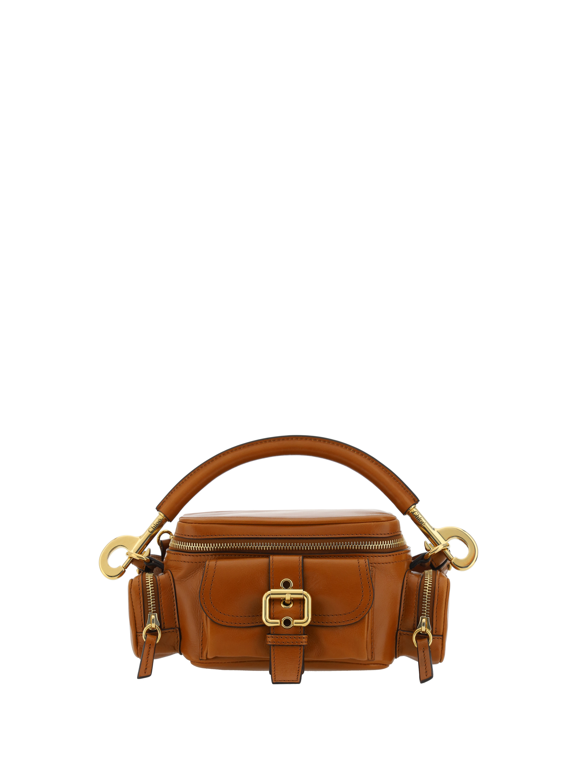 Shop Chloé Camera Handbag In Clay Brown