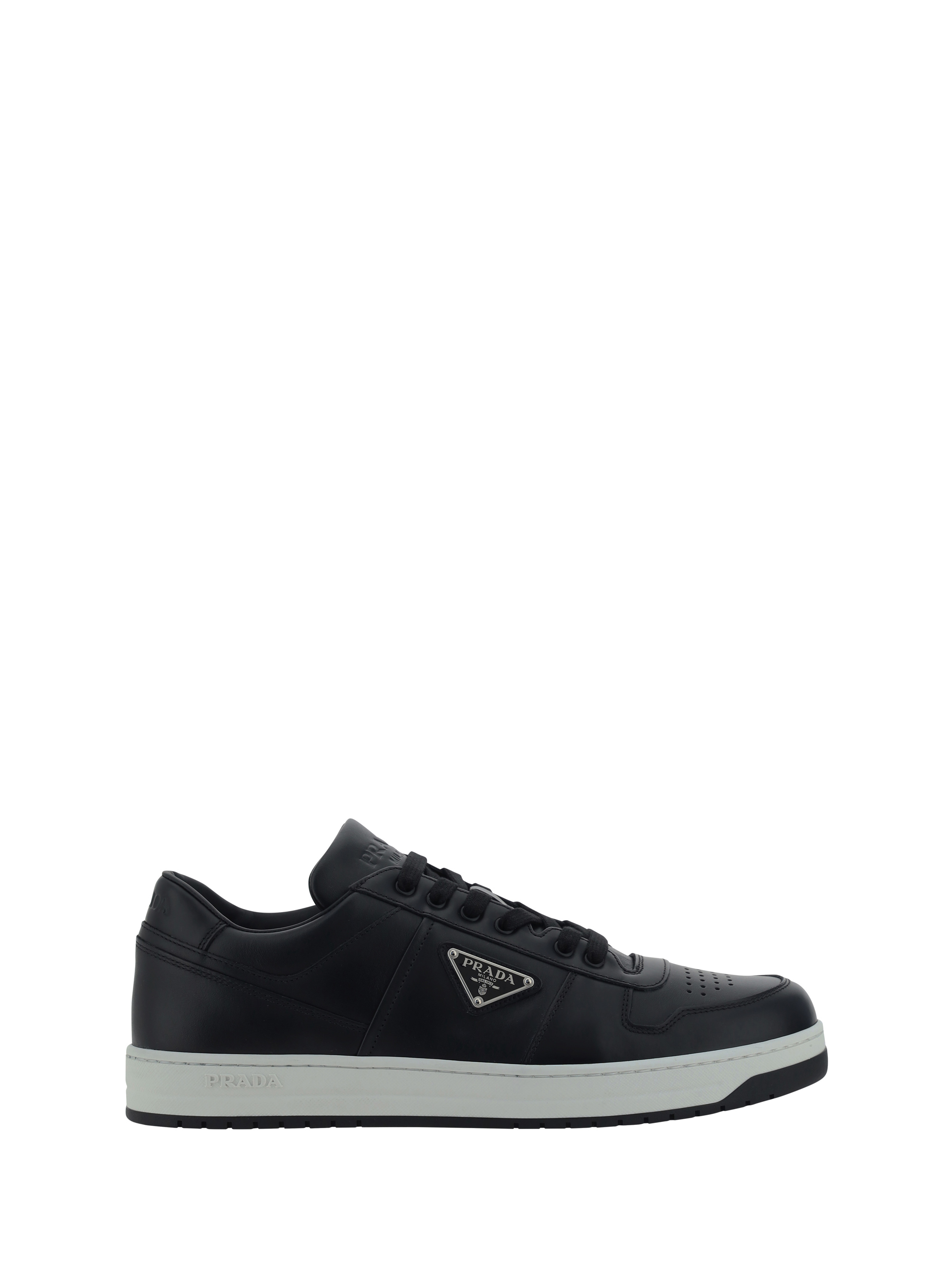 Shop Prada Downtown Sneakers In Nero - Pe Elba