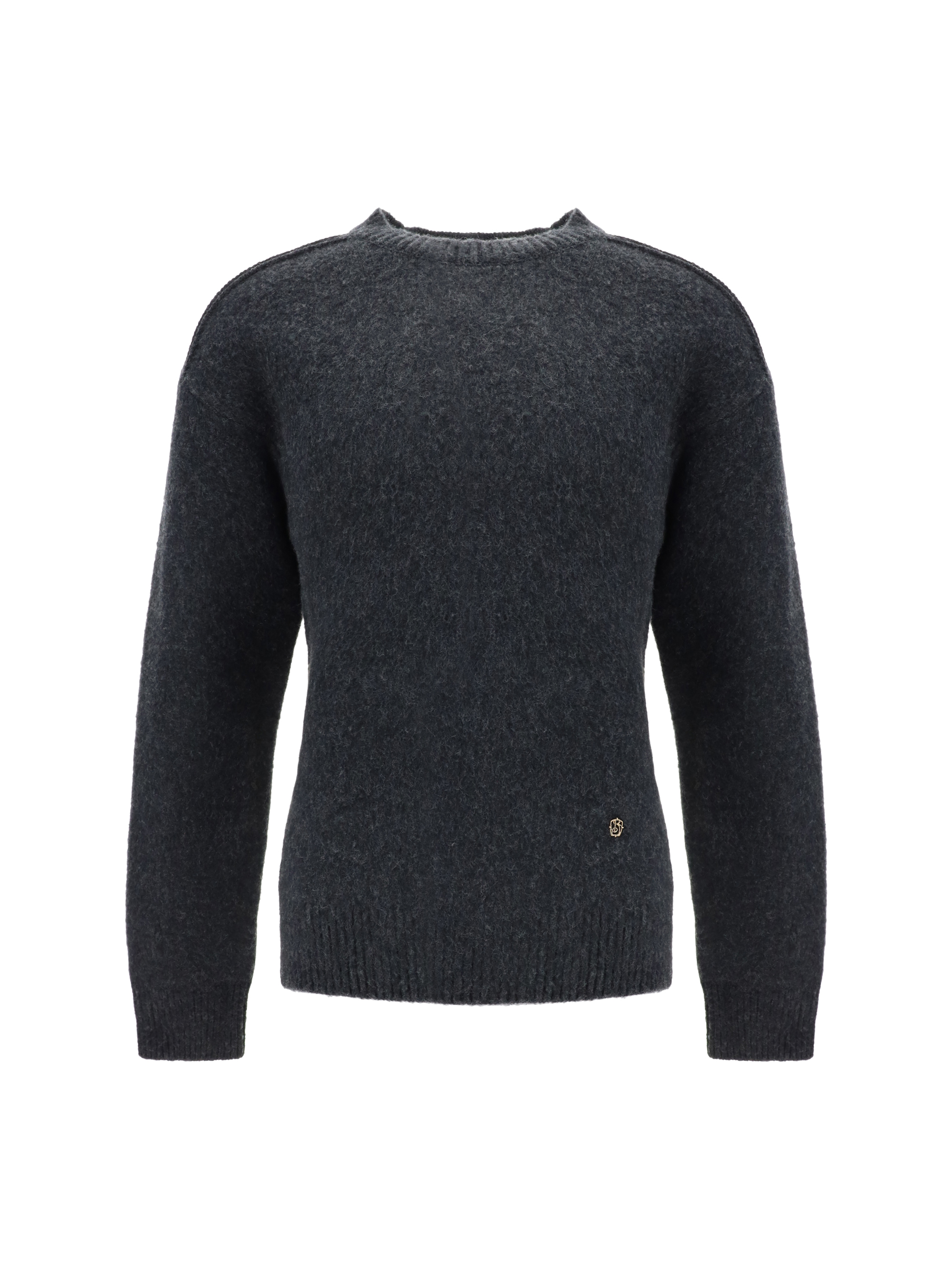 Shop Burberry Sweater In Raven