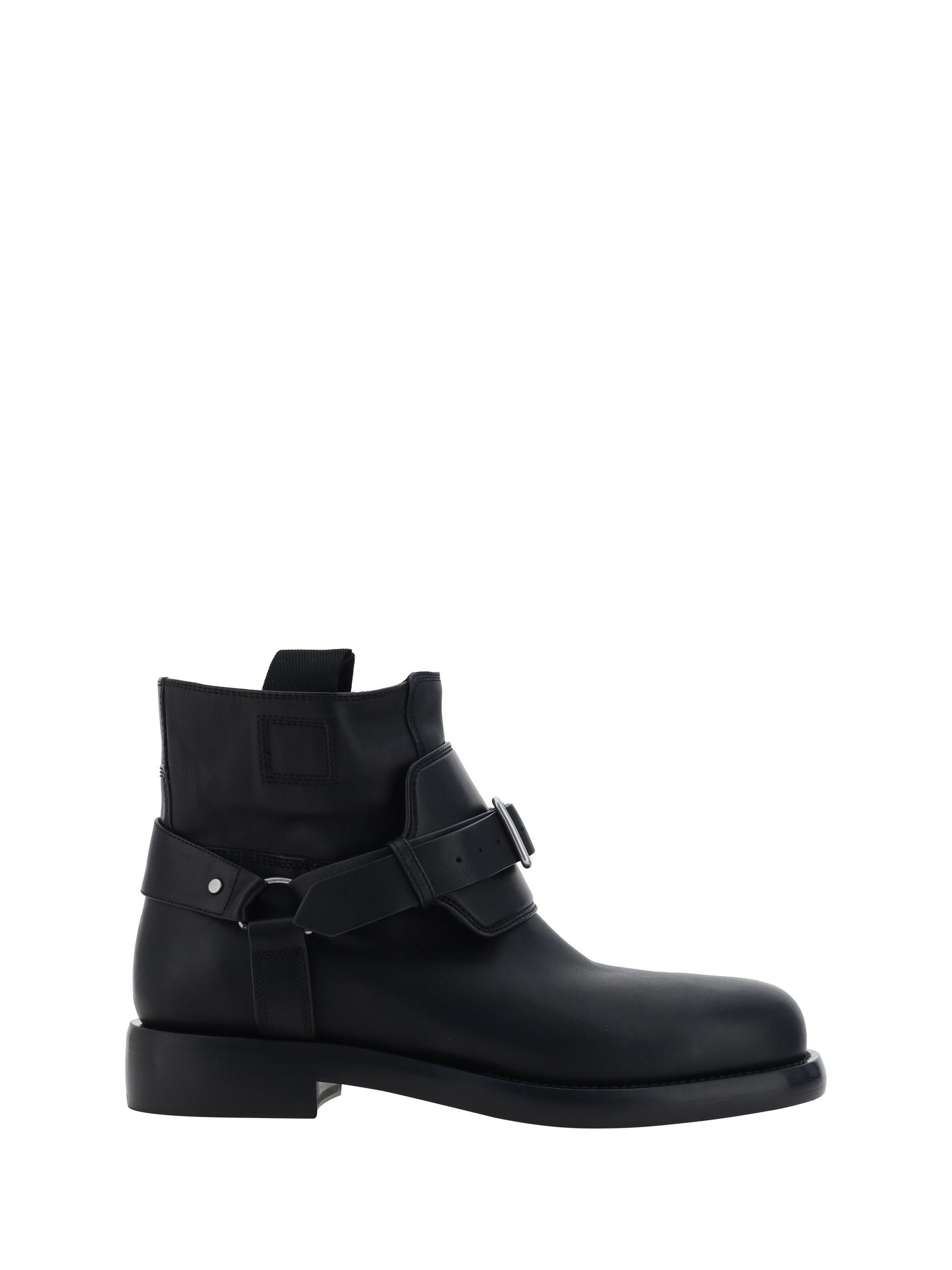 Shop Burberry Formal Ankle Boots In Black