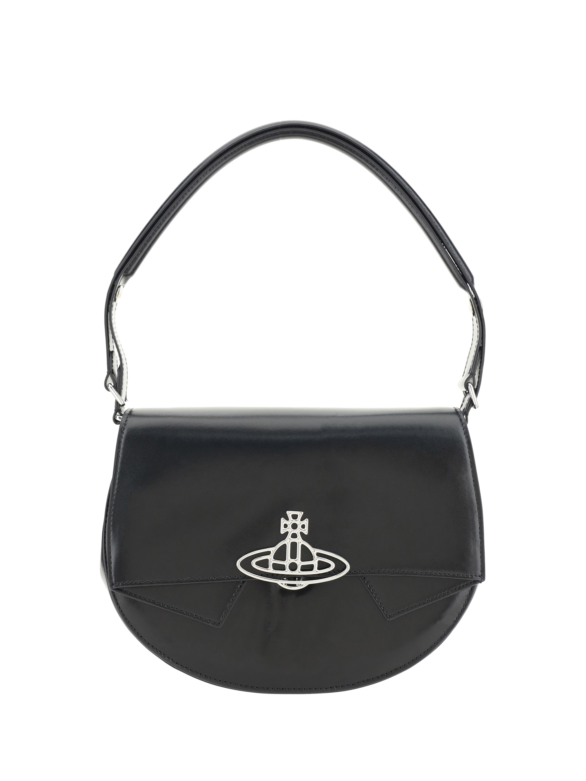 Shop Vivienne Westwood Sadie Shoulder Bag In Black