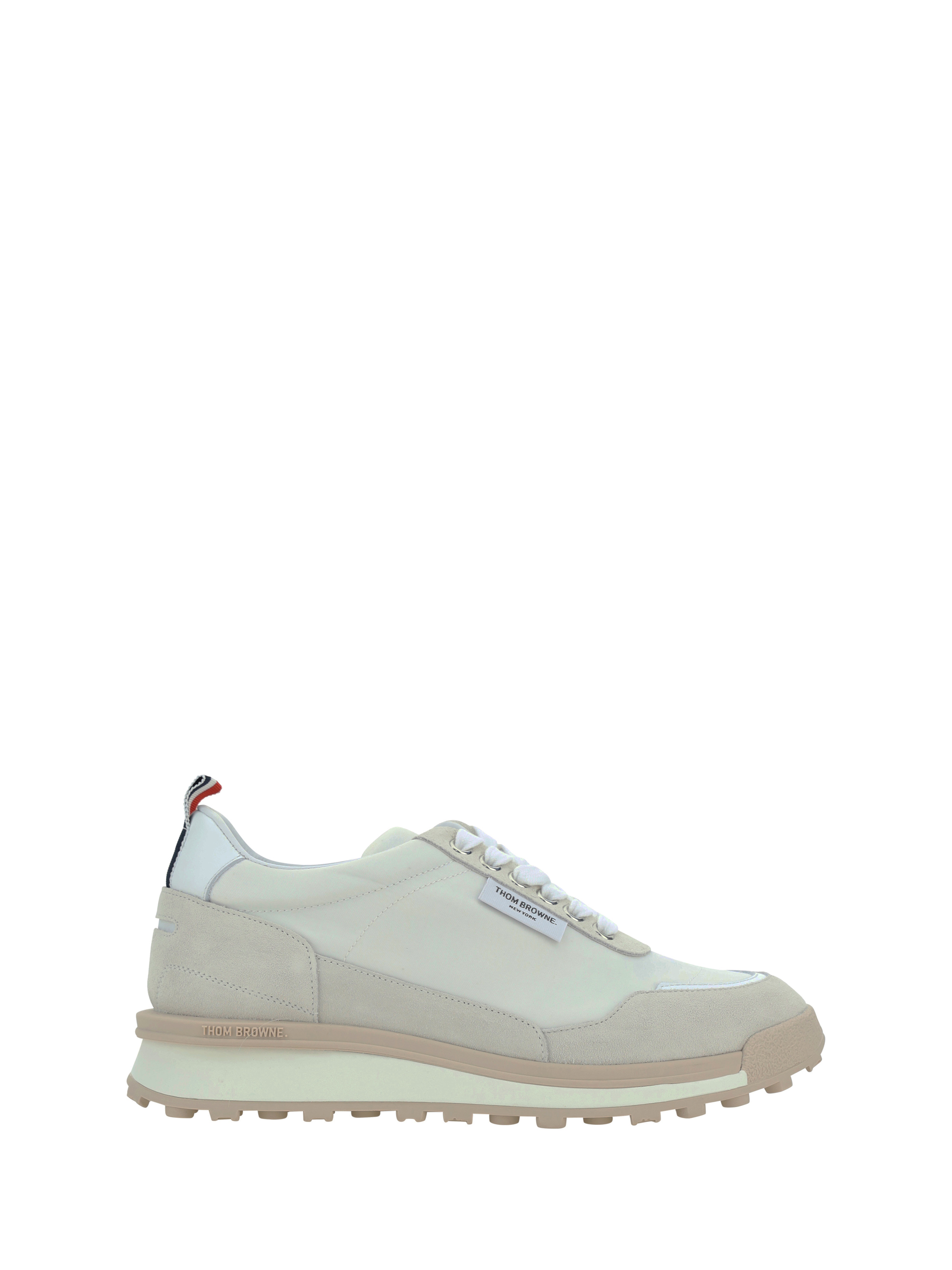 Shop Thom Browne Alumni Trainer Sneakers In Tonal White Fun Mix