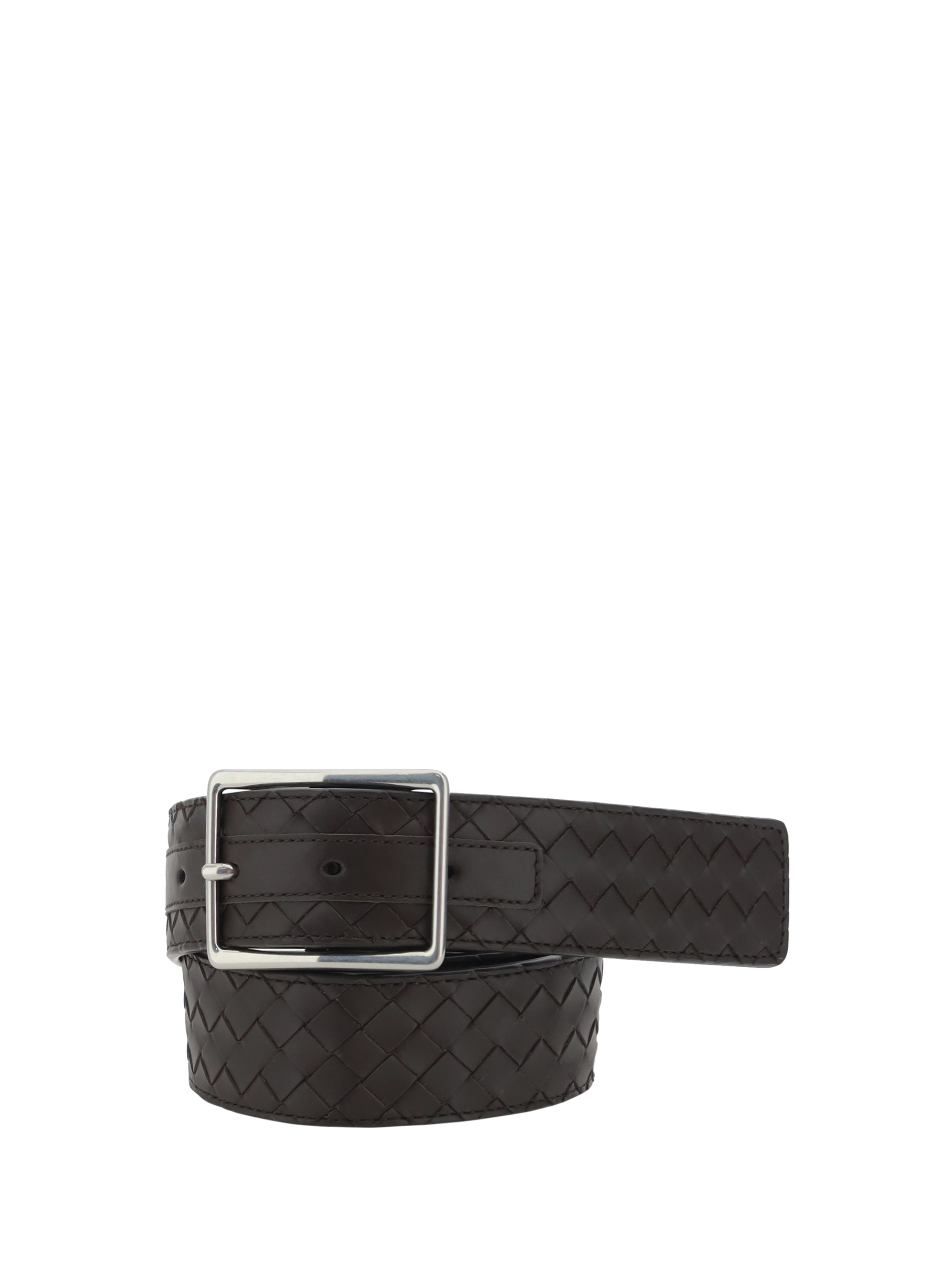 Shop Bottega Veneta Belt In Fondant-silver