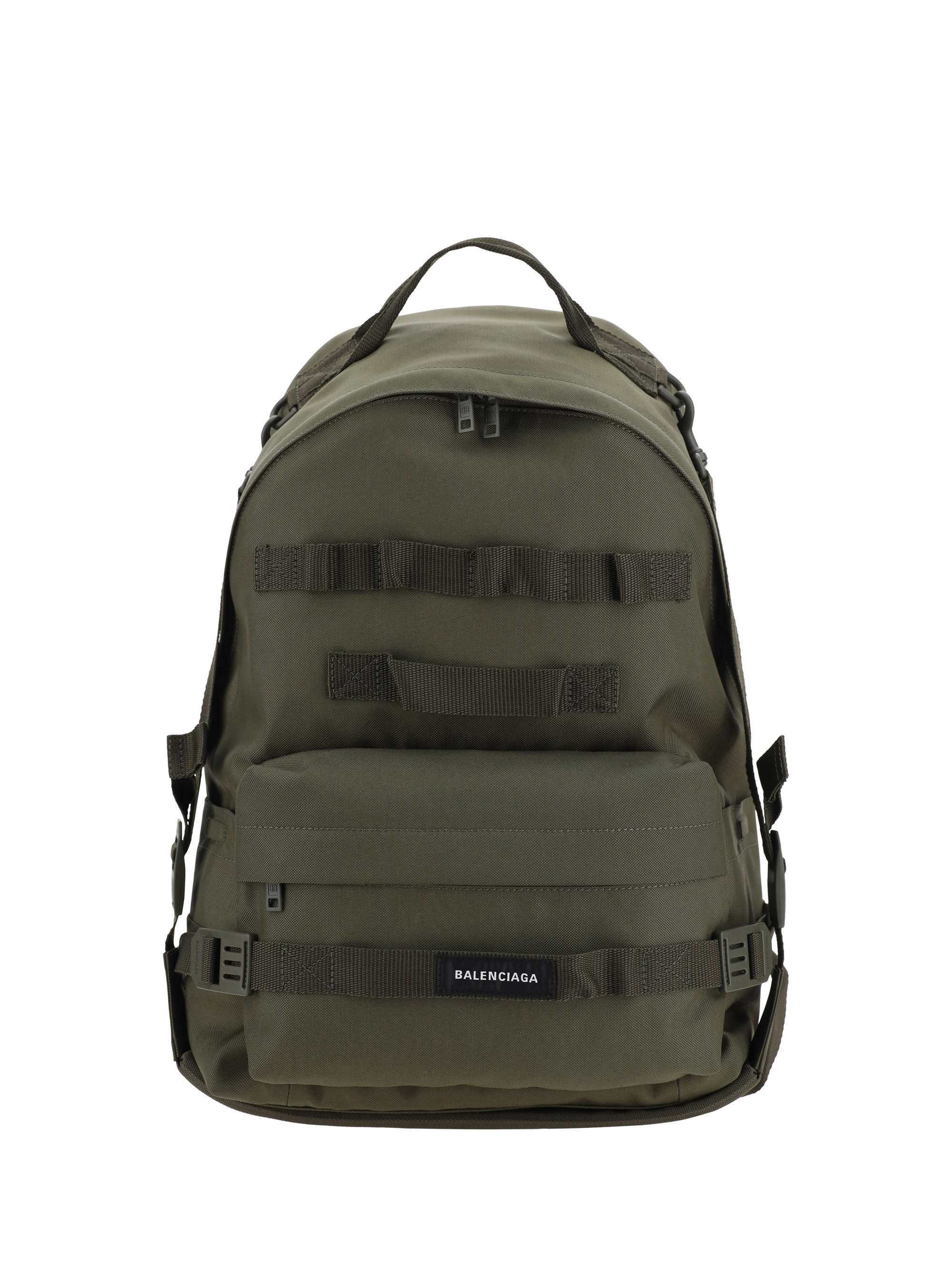 Shop Balenciaga Army Backpack In Khaki